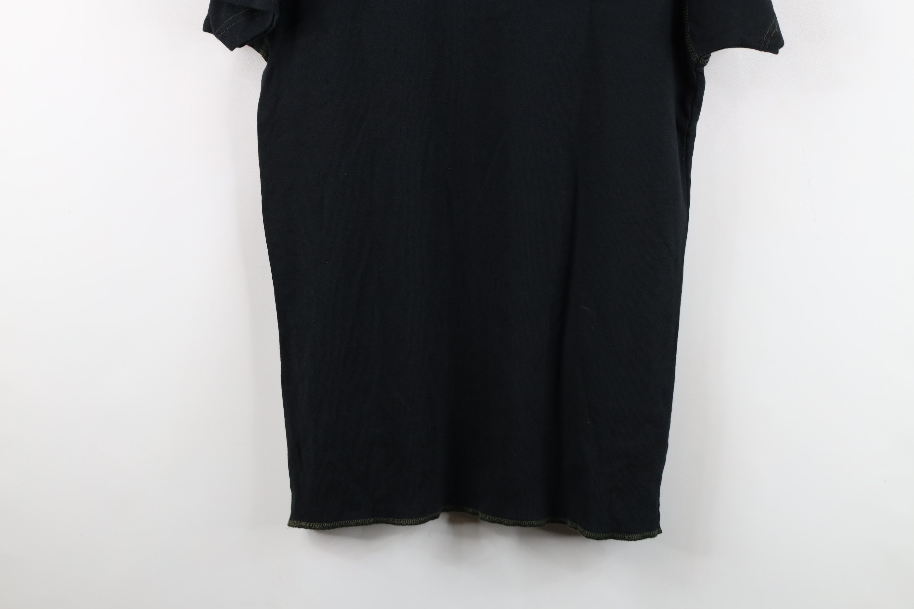 UNIONBAY Deadstock Vintage 90s Unionbay Ribbed Knit T-Shirt Black Size XL / US 12-14 / IT 48-50 - 11 Thumbnail