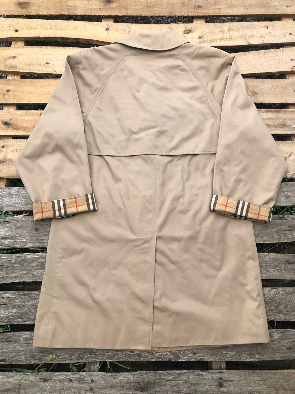 Burberry × Vintage 1980s Vintage Burberrys Nova Check Long Jacket Size US M / EU 48-50 / 2 - 3 Thumbnail