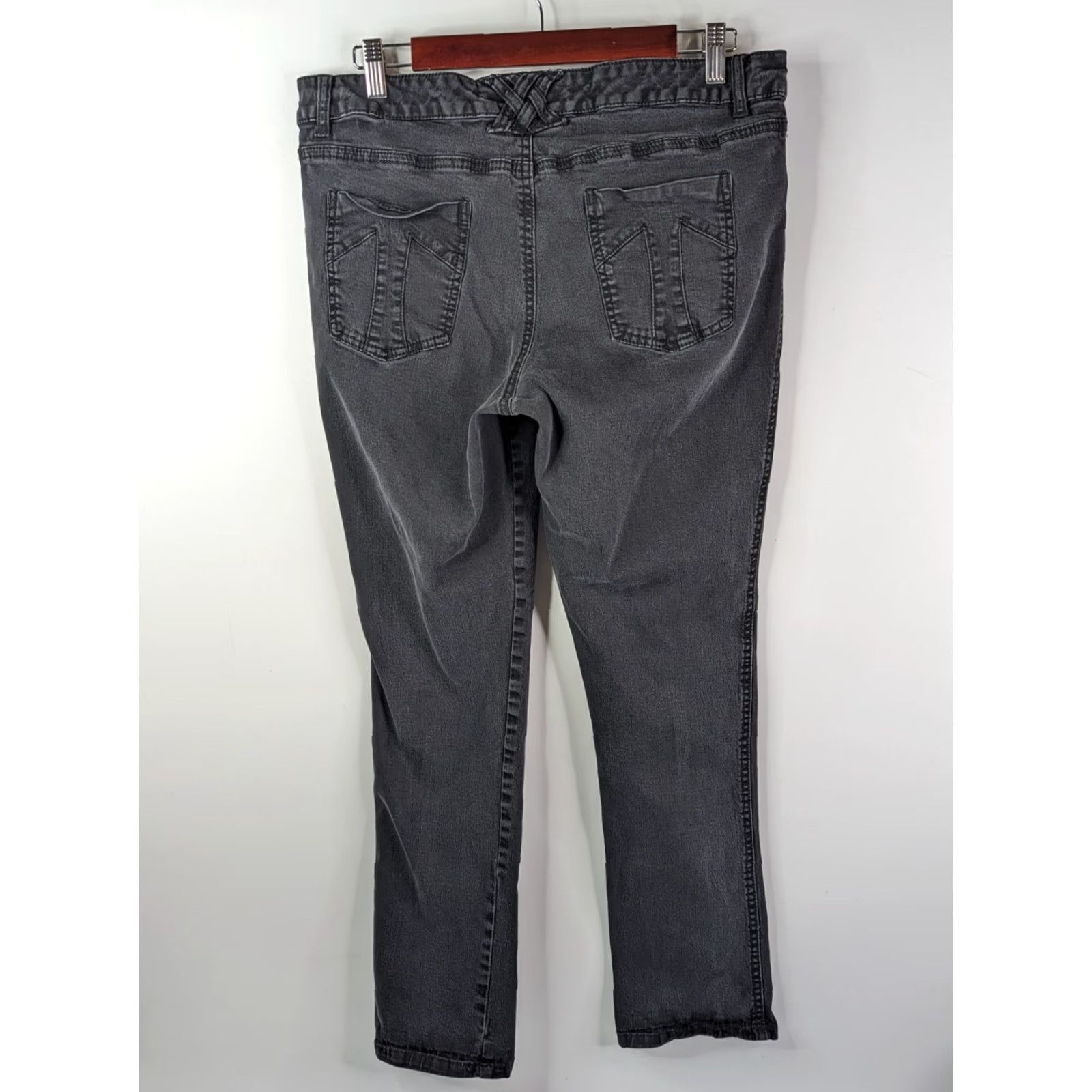 Tripp NYC VINTAGE Tripp NYC Jeans Womens Size 16S Black Stretch Skinny 90s Gothic Punk Emo Skating Size 38" / US 16 / IT 52 - 4 Thumbnail