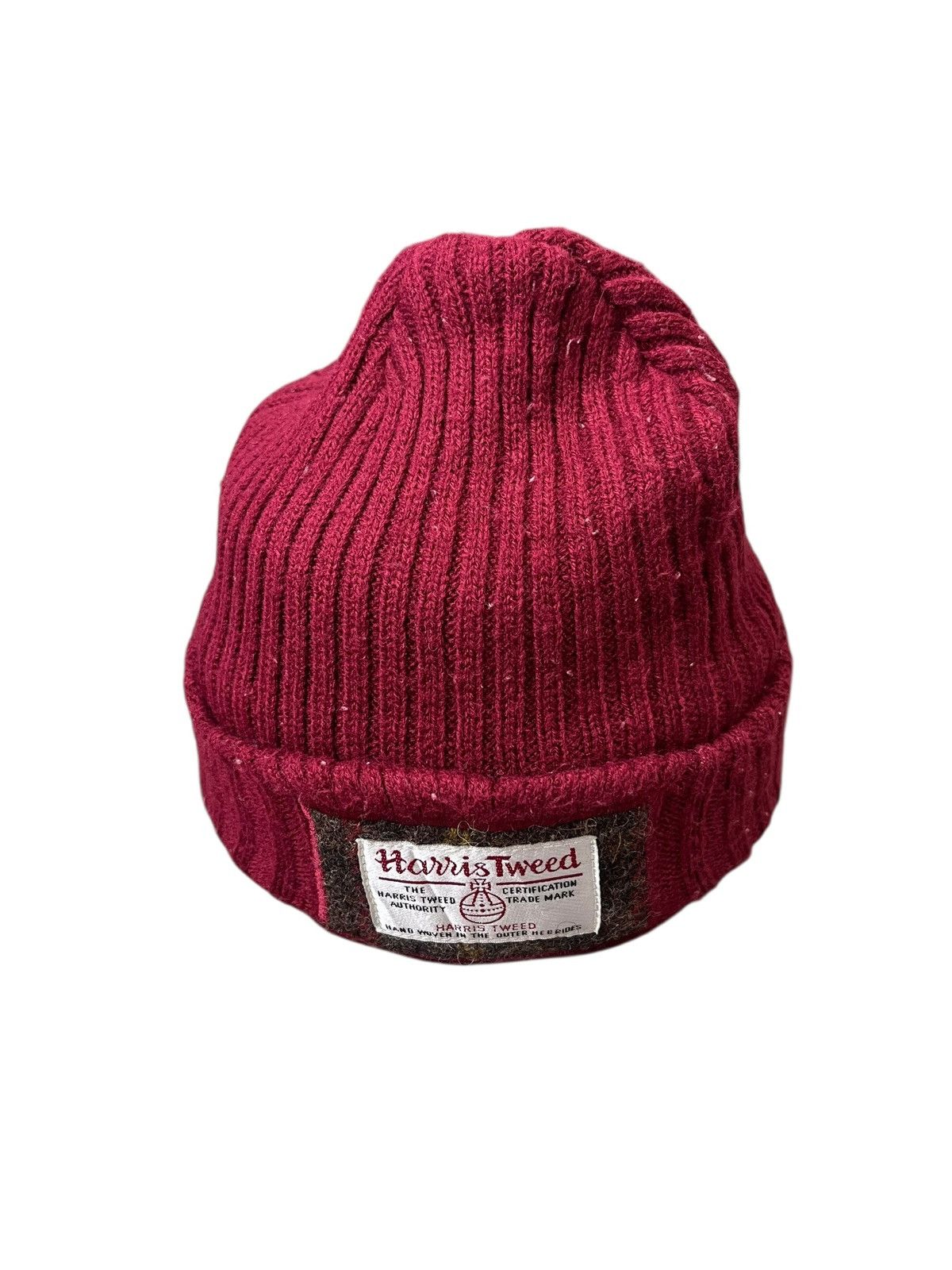 Vintage Harris Tweed Beanie Hat Streetwear