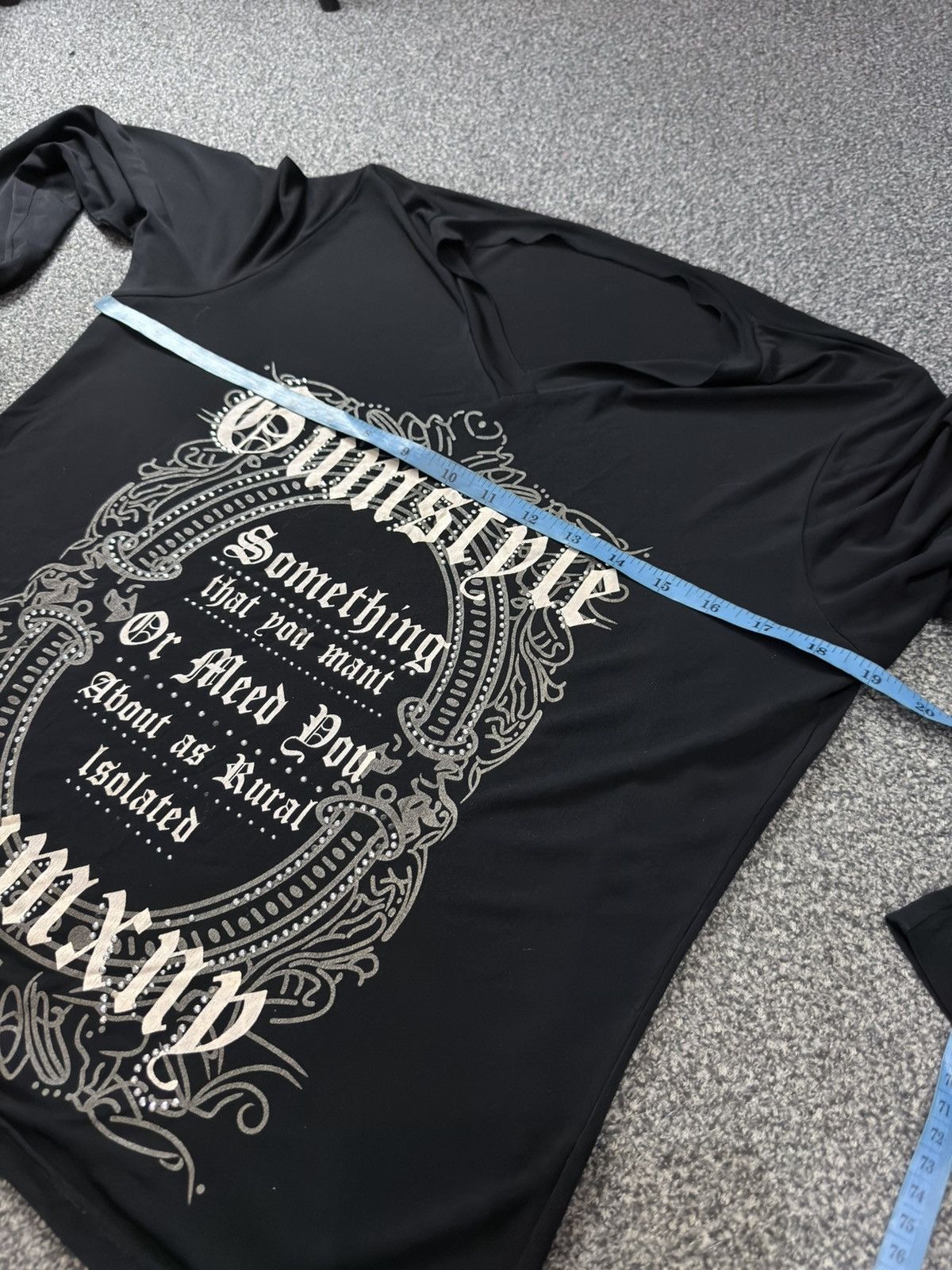 If Six Was Nine Archive Grunge y2k Black Vampire Gothic Poem Size US S / EU 44-46 / 1 - 8 Thumbnail