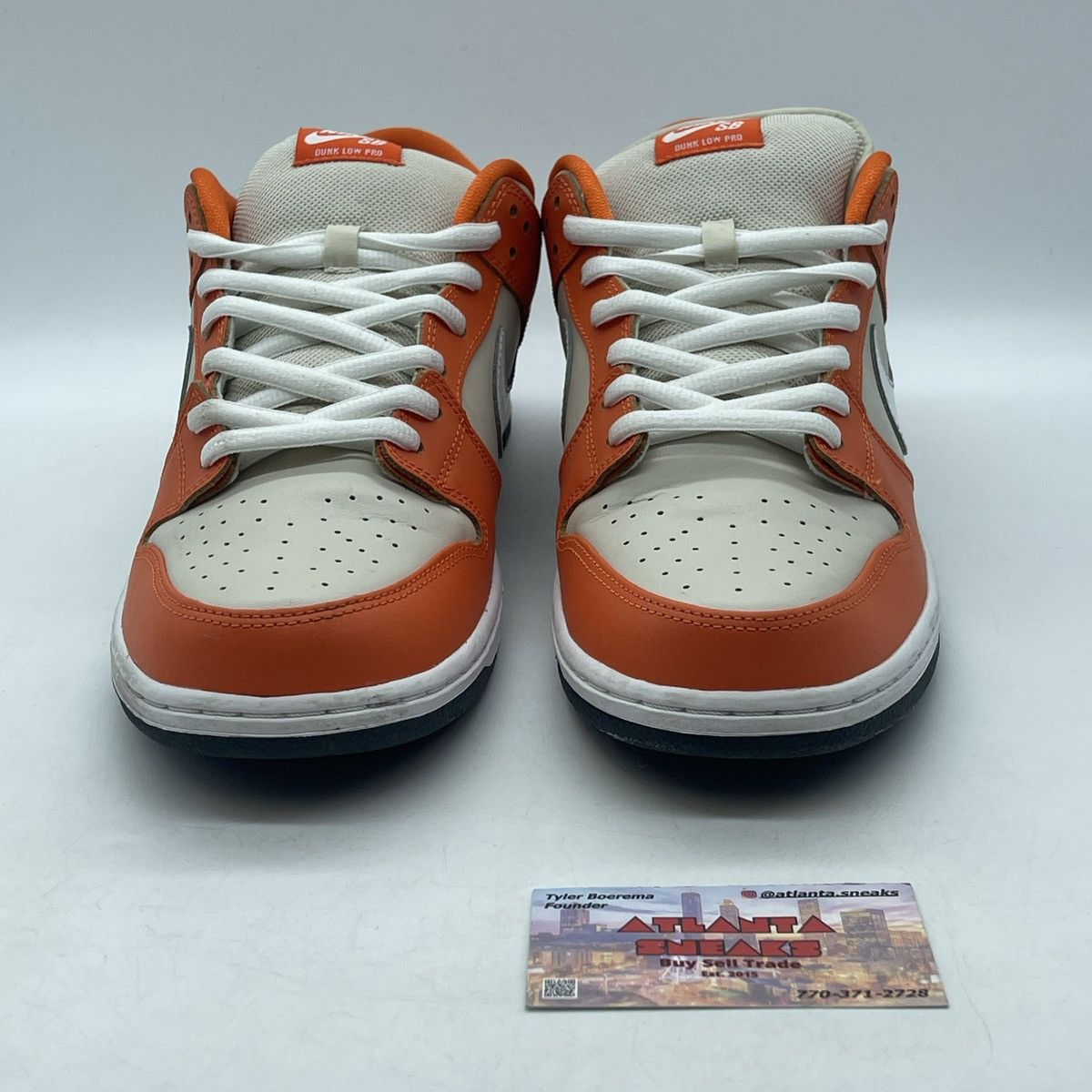 Nike Dunk low orange box Size US 13 / EU 46 - 2 Thumbnail