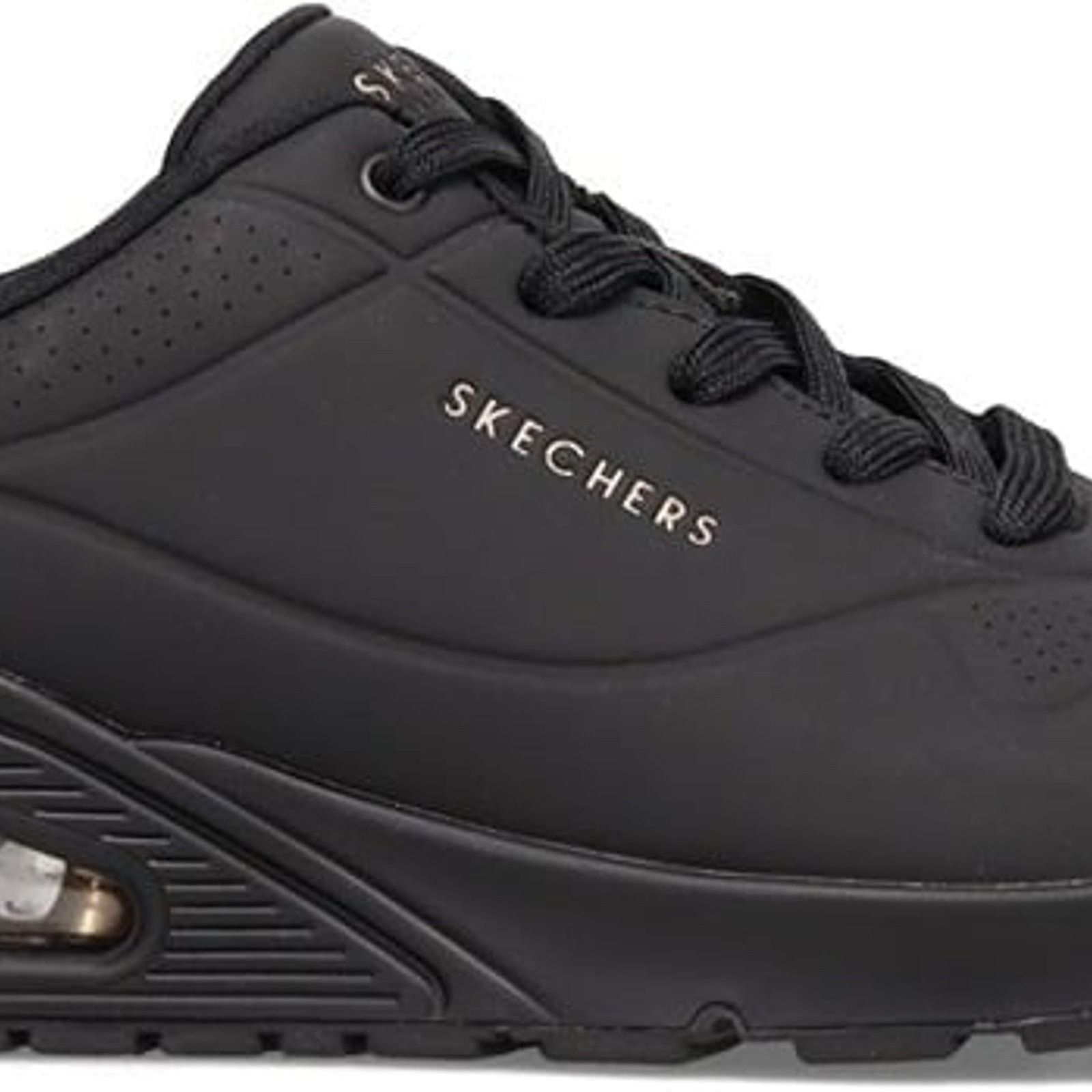 SKECHERS Skechers Women's Uno Stand On Air Sneaker, Black Sz 8.5 Size US 8.5 / IT 38.5 - 4 Thumbnail