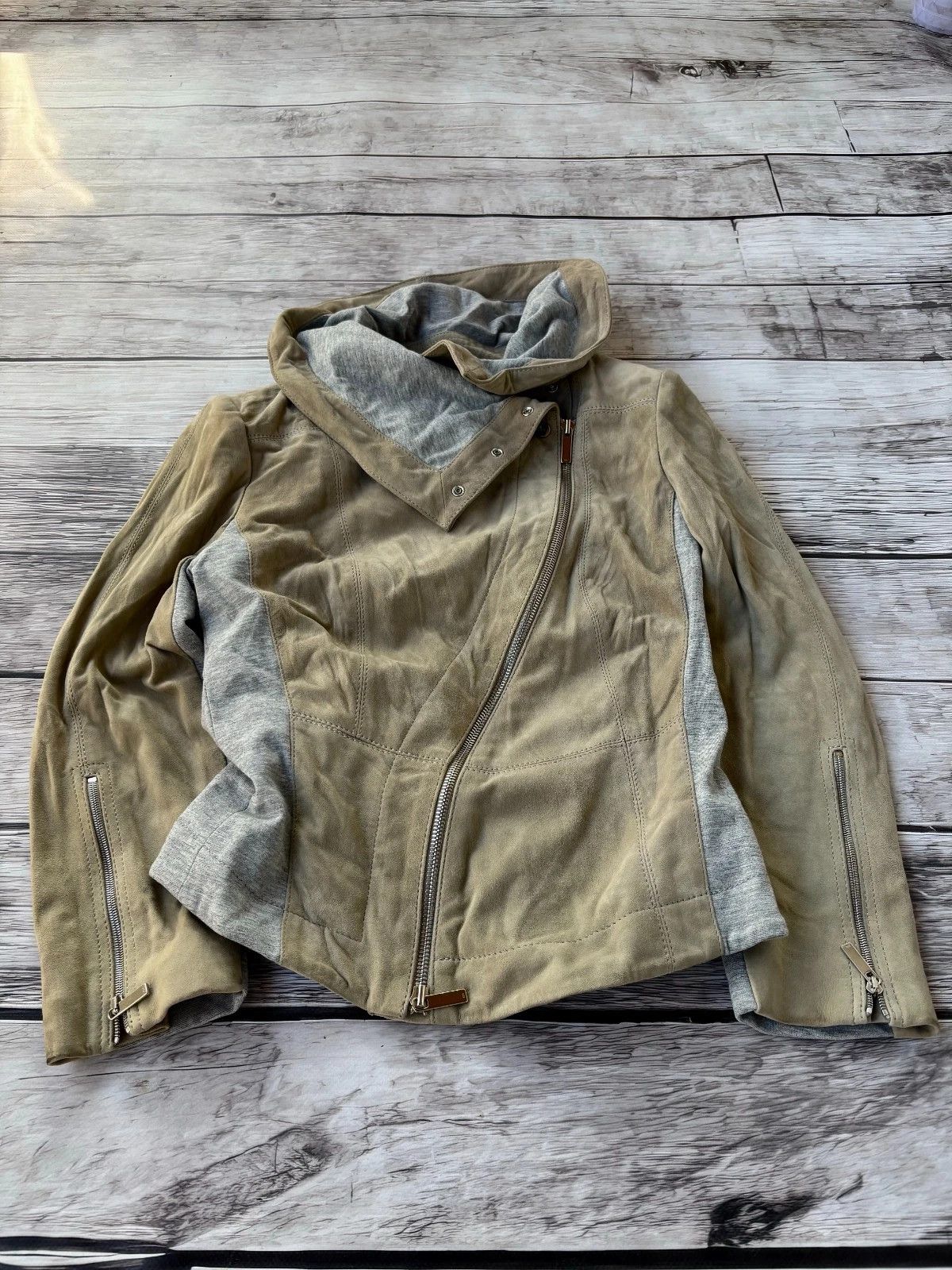 Yohji Yamamoto 00s Archive Assymetrical Rick Owens Vibe! Suede Jacket Size S / US 4 / IT 40 - 2 Thumbnail