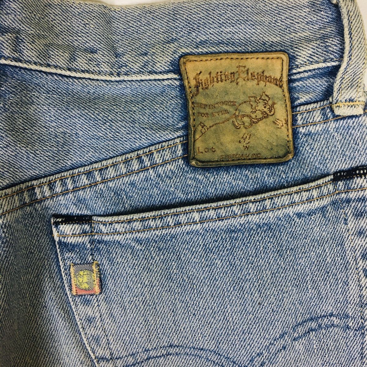 Japanese Brand Vintage System Japanese Straight Cut Selvedge Denim Size US 28 / EU 44 - 7 Thumbnail
