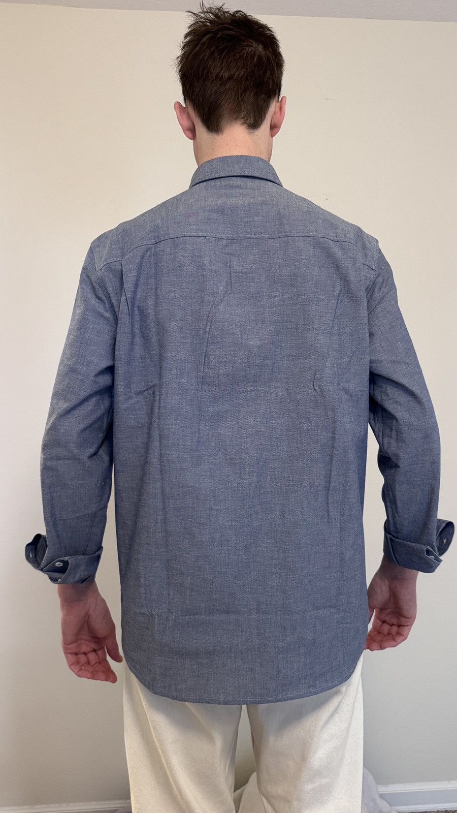 A.P.C. A.P.C. Blue Edouard Shirt Size US L / EU 52-54 / 3 - 6 Thumbnail