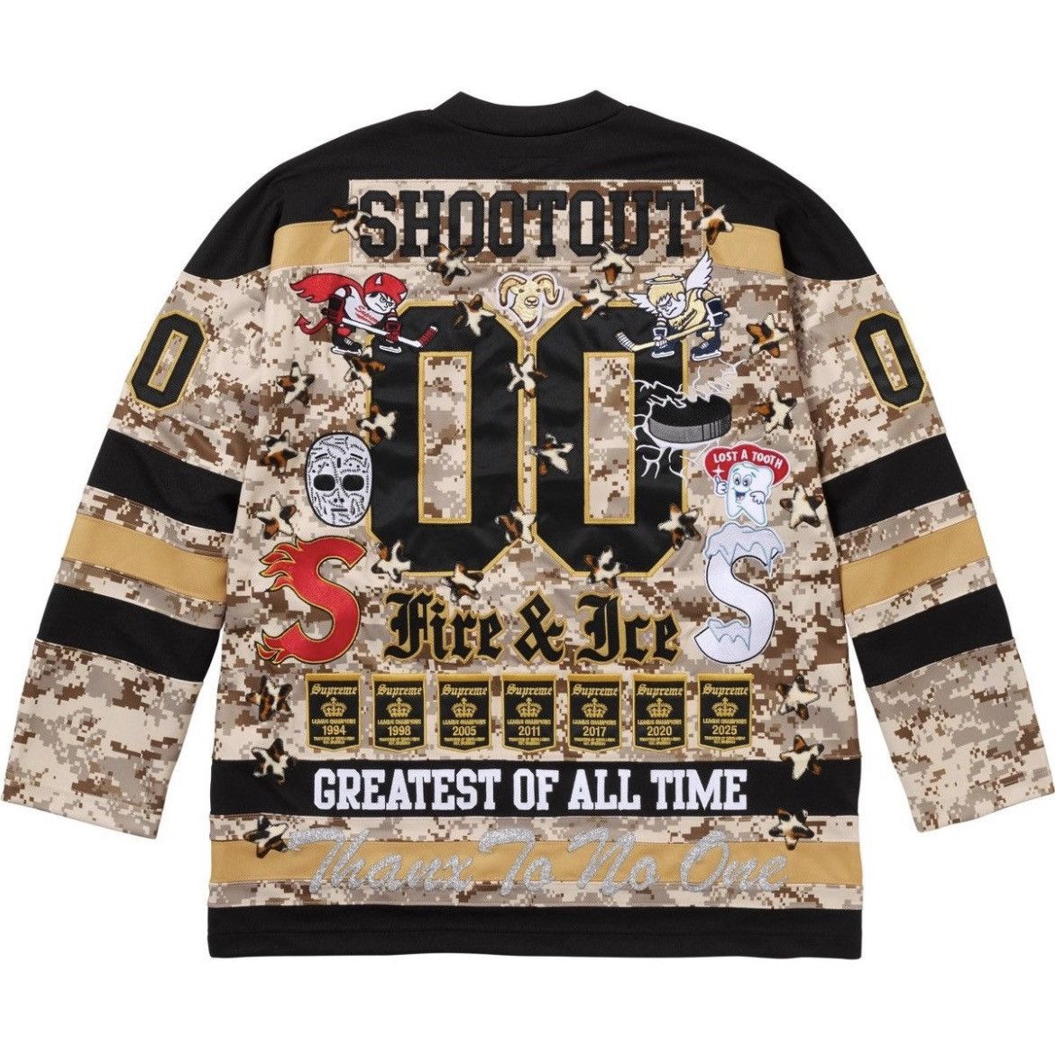 Supreme Supreme Fire & Ice Patches Hockey Jersey Digital Camo Medium Size US M / EU 48-50 / 2 - 1 Thumbnail