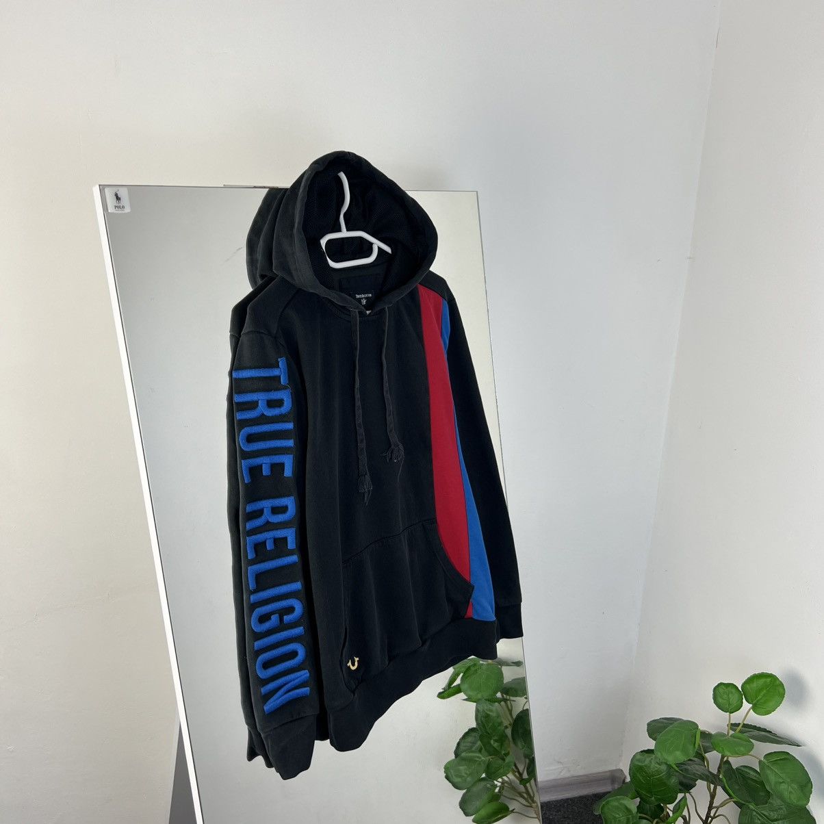 Vintage Y2K True Religion Big Embroidered Logo Hoodie