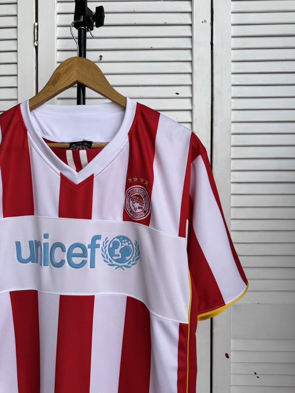 Vintage Vintage Olympiacos Mitroglou 7 Football Jersey Soccer Shirt Size US L / EU 52-54 / 3 - 7 Thumbnail