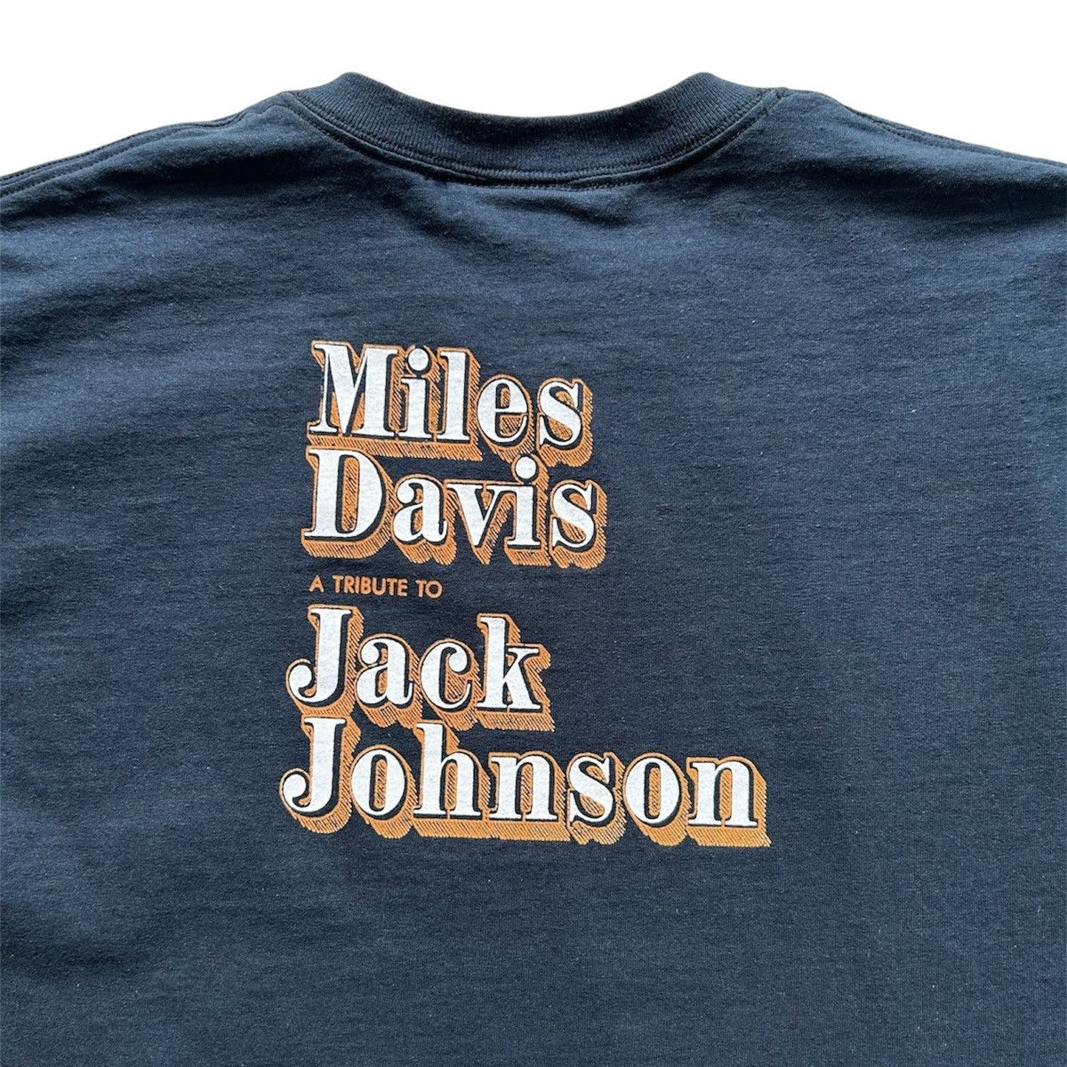Band Tees × Vintage × Zion Rootswear Vintage 2002 Miles Davis A Tribute to Jack Johnson t-shirt Size US XXL / EU 58 / 5 - 6 Thumbnail