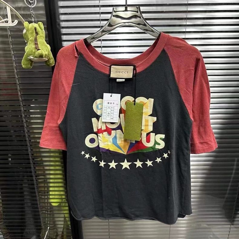 Gucci Gucci Destroy the logo stitching short sleeves 2503-Nextarr Size US XS / EU 42 / 0 - 1 Thumbnail