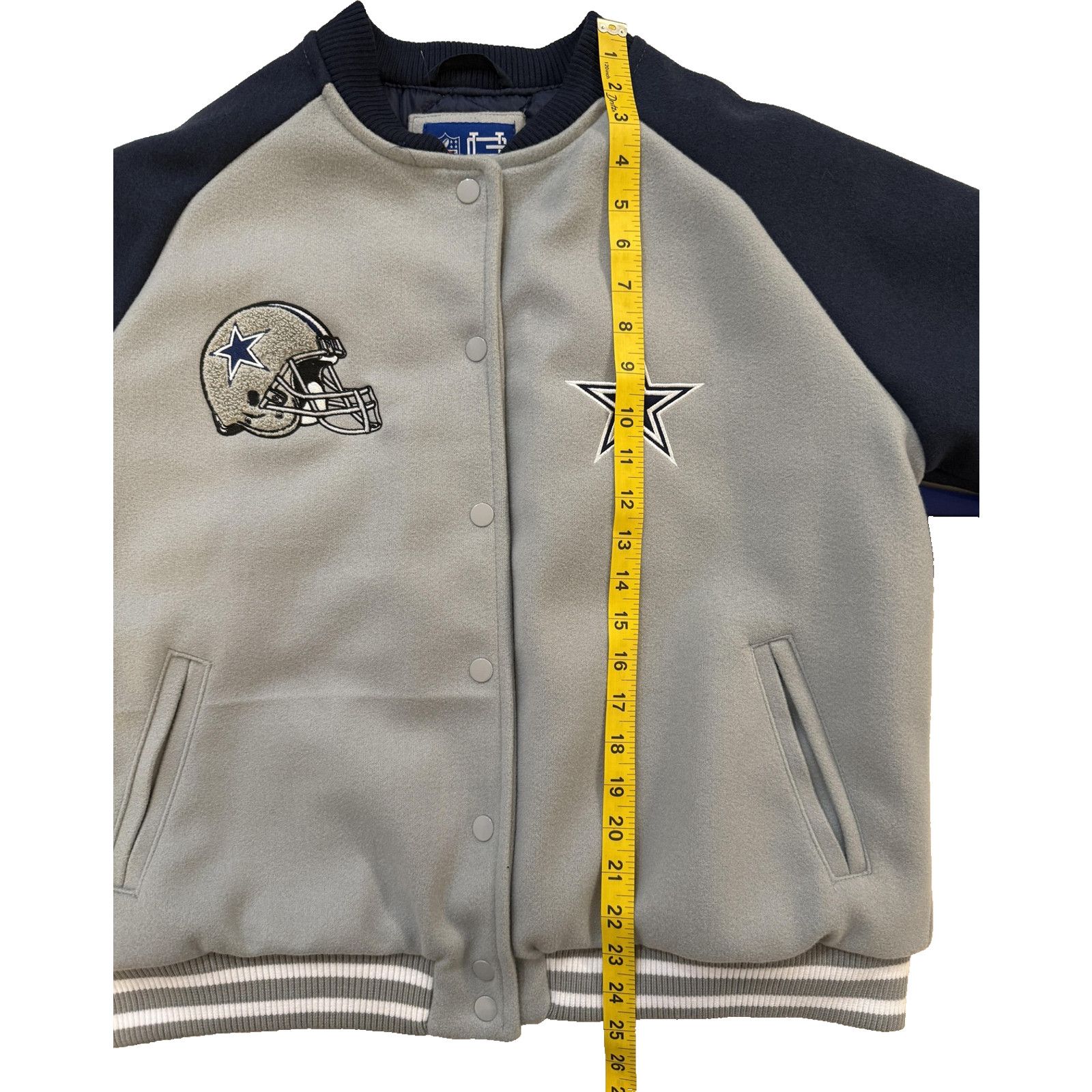 NFL Dallas Cowboys Varsity Jacket Men LG NFL Football NWT Size US L / EU 52-54 / 3 - 8 Thumbnail