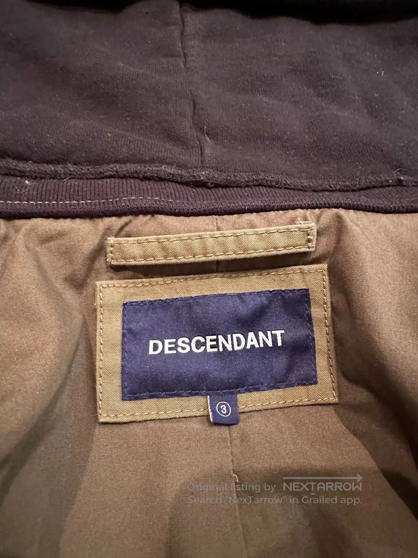 Descendant military style green hooded windbreaker coat. Size US M / EU 48-50 / 2 - 5 Thumbnail