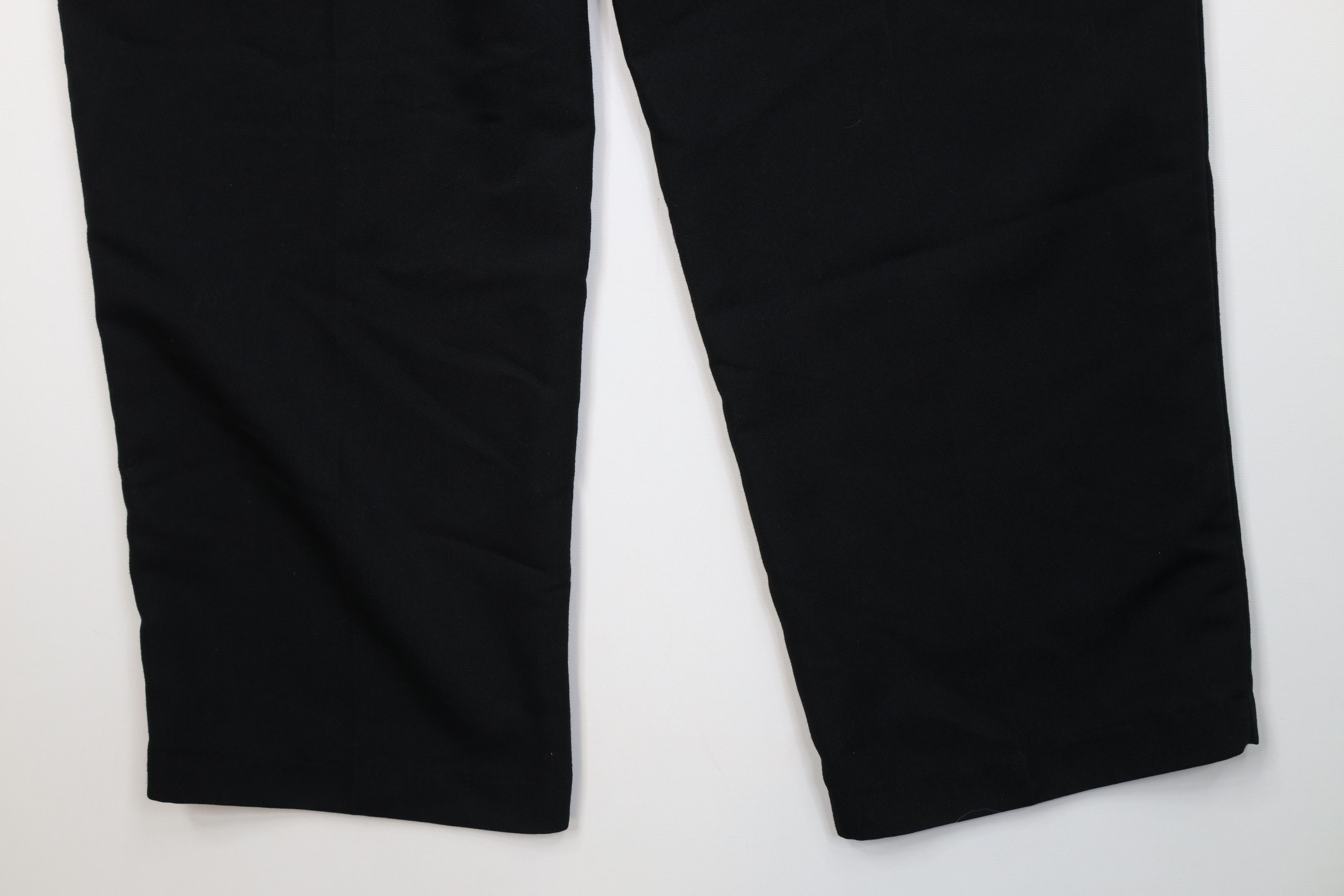 Vintage Vintage 90s Streetwear Wool Blend Wide Leg Chino Pants Black Size US 38 / EU 54 - 11 Thumbnail