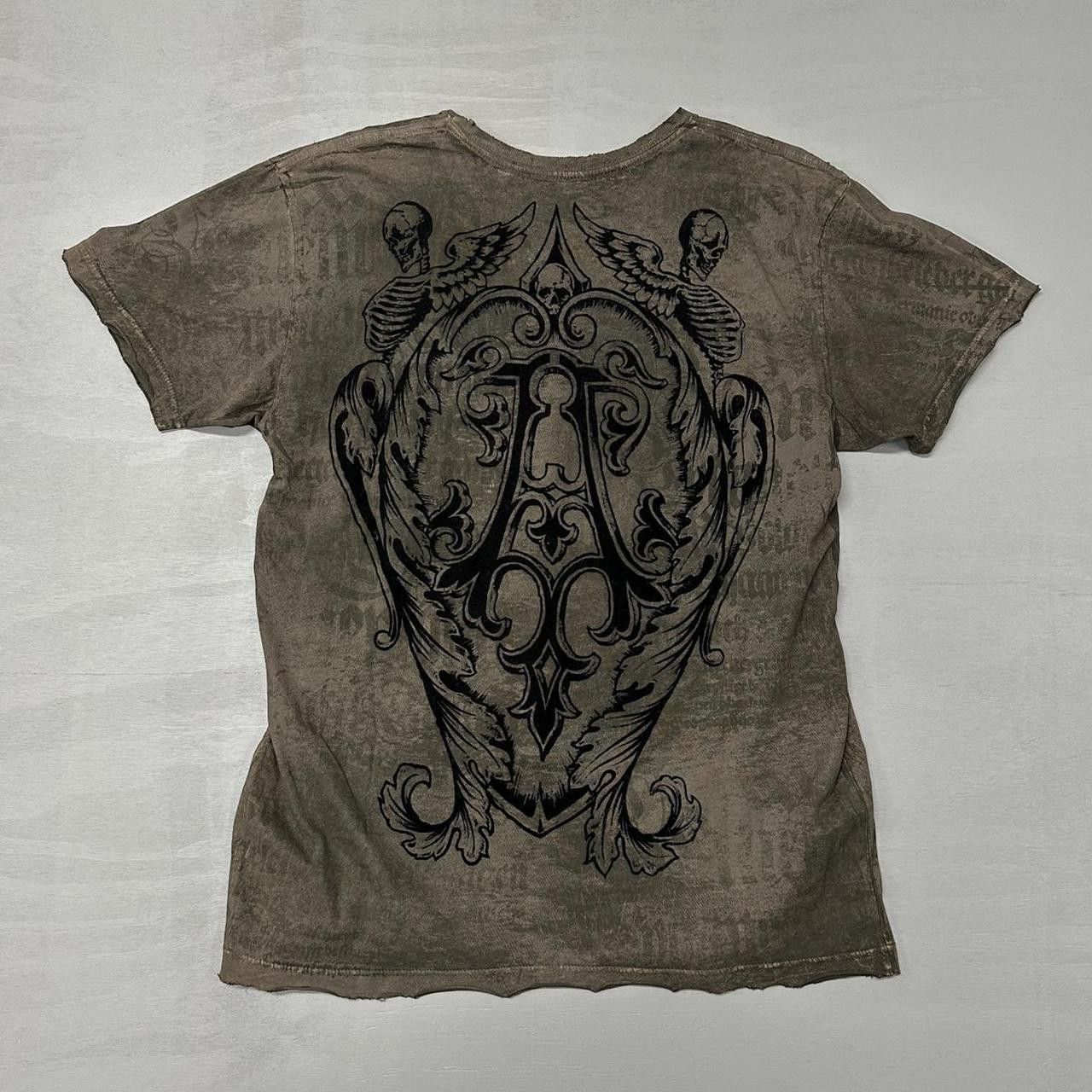 Affliction Y2K Affliction Wings Crazy Cyber Goth Tee Shirt Large Size US L / EU 52-54 / 3 - 2 Thumbnail