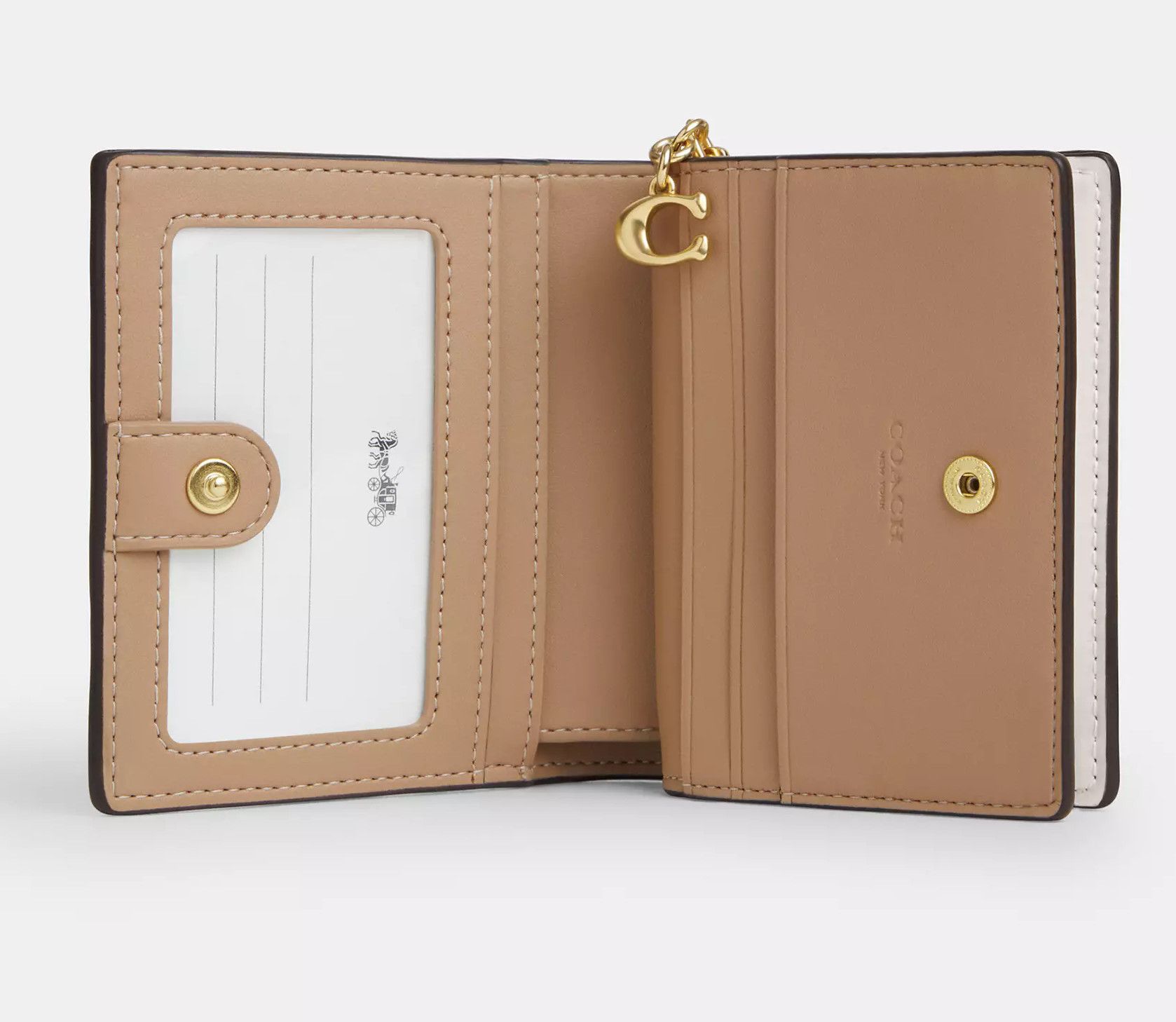 Coach Snap Wallet In Signature Leather CT982 Size ONE SIZE - 6 Thumbnail