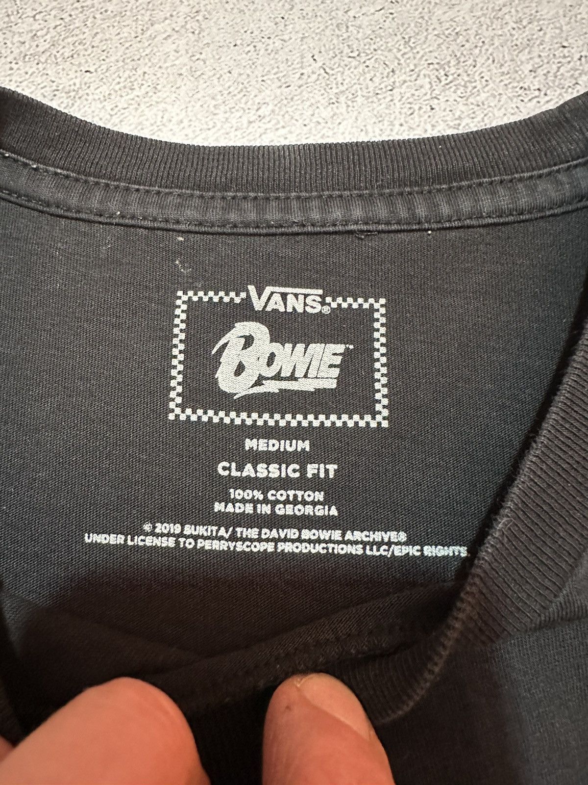 Japanese Brand × Vans Vans of the wall David Bowie T shirt Size US M / EU 48-50 / 2 - 6 Thumbnail