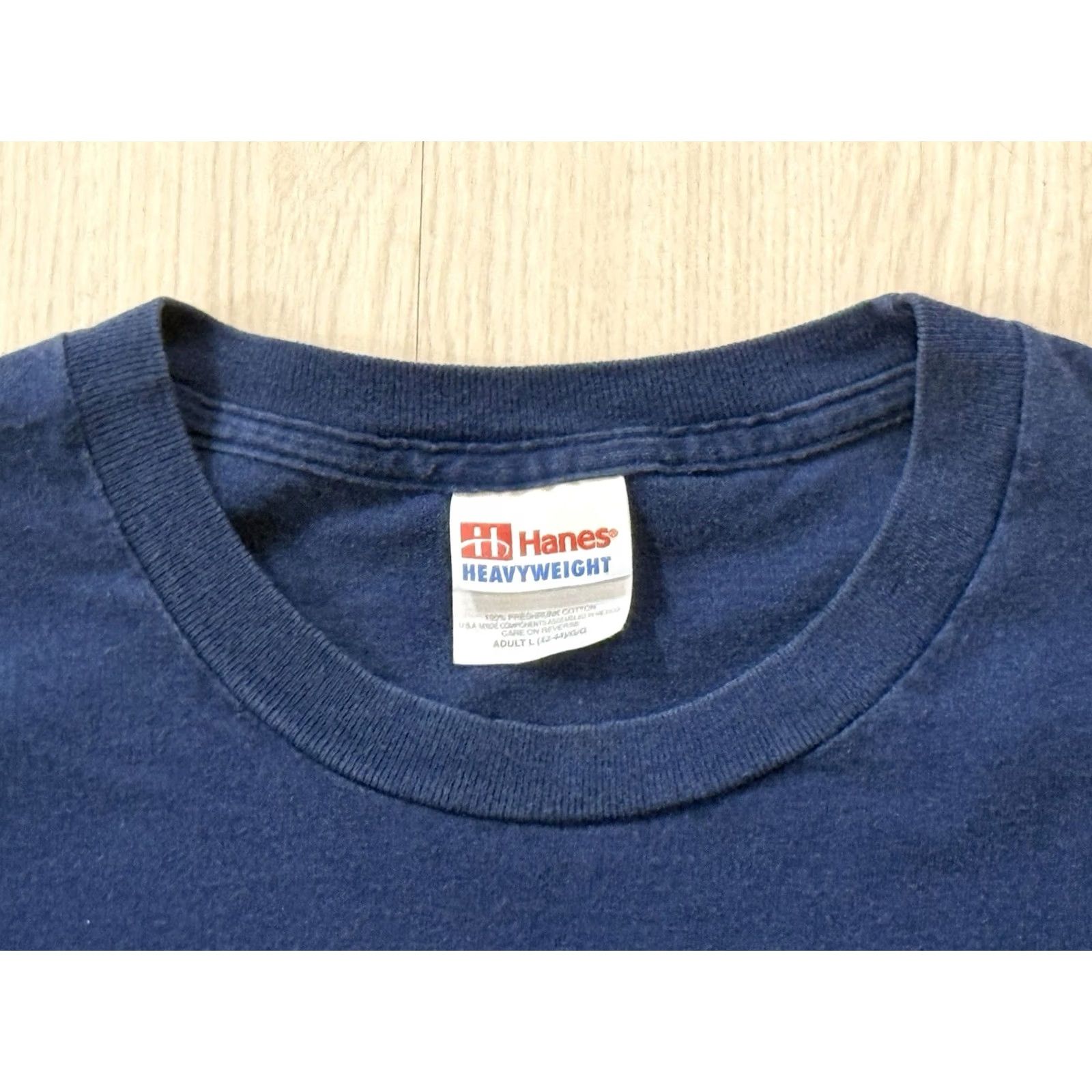 Hanes VINTAGE Ray Troll 'Long Live Rockfish' Art Shirt Large Striped Bass Texas 90s Blue Mens Size US L / EU 52-54 / 3 - 7 Thumbnail