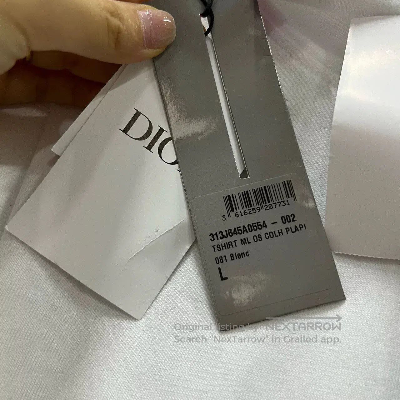 Dior Dior Rabbit Logo Long Sleeve Shirt. Size US L / EU 52-54 / 3 - 6 Thumbnail