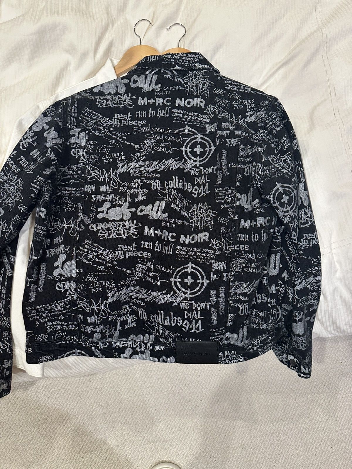 M+Rc Noir M RC Noir Black Denim SPEECHLEES Jacket Size US M / EU 48-50 / 2 - 2 Thumbnail