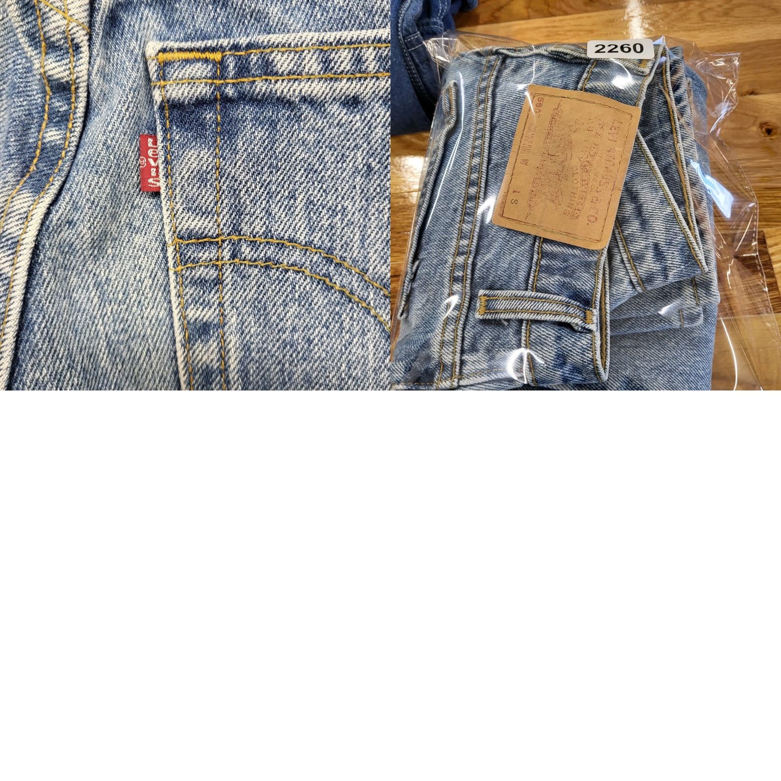 Levi's VINTAGE Levi's 550 Light Wash Relaxed Fit Tapered Leg Jeans Size 7 Short Women/Boys? No—Gender not specified. Size 28" / US 6 / IT 42 - 9 Thumbnail