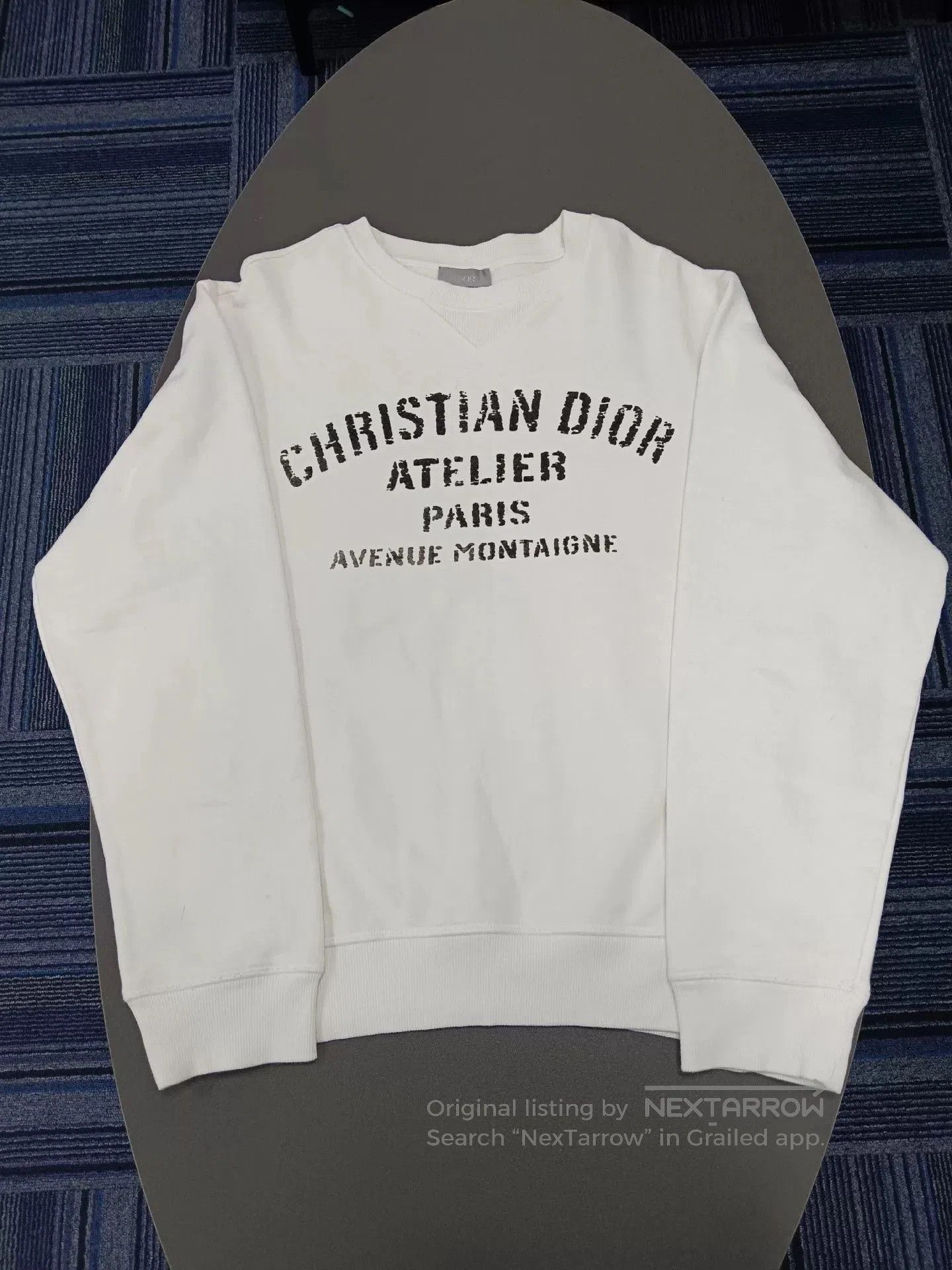 Dior Classic Logo Print Crewneck Sweatshirt.