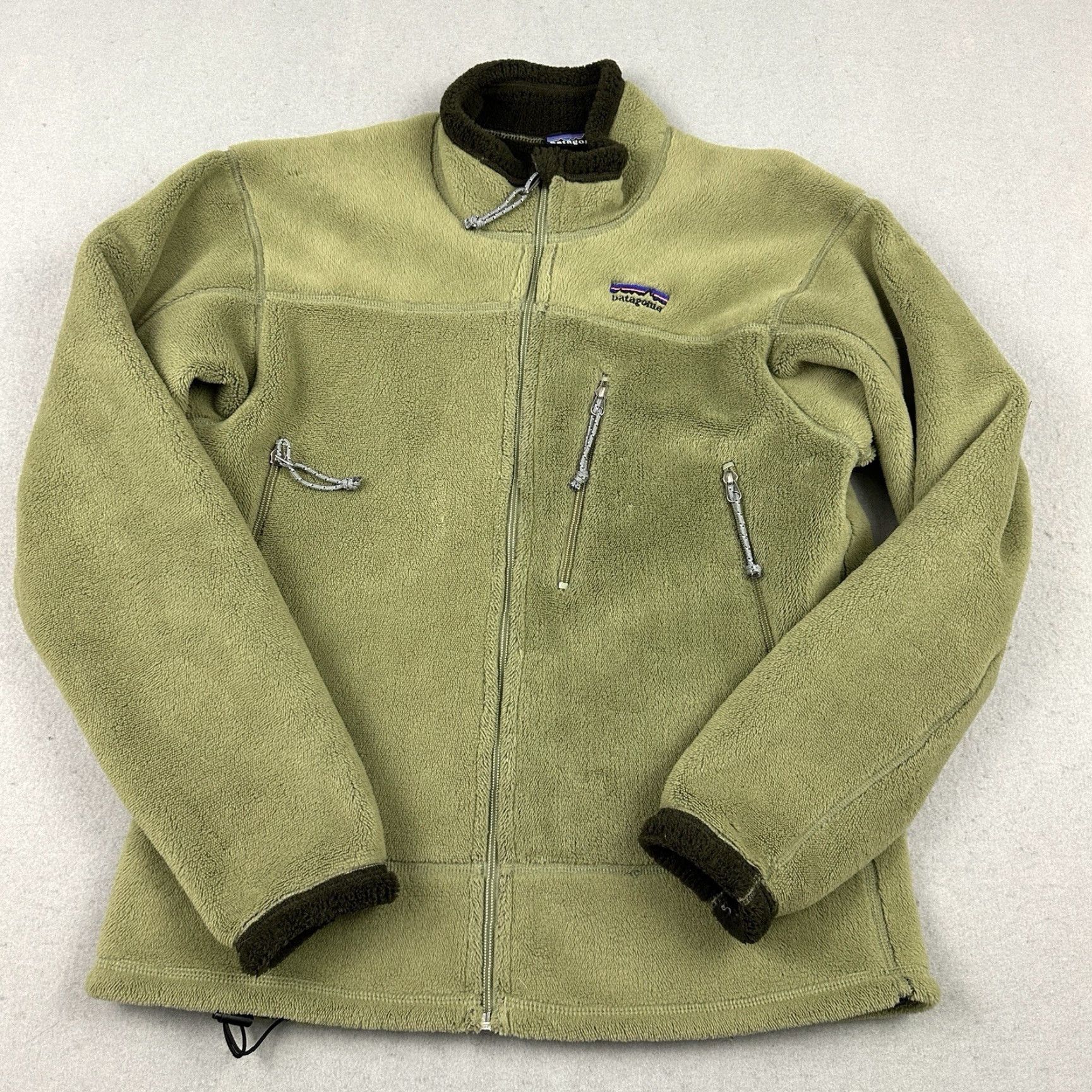 Patagonia Patagonia Jacket Men Large Green Regulator Fleece Windbreaker Zip Pockets Logo USA Vintage 90s Outdoor Hiking OPS Size US L / EU 52-54 / 3 - 2 Thumbnail