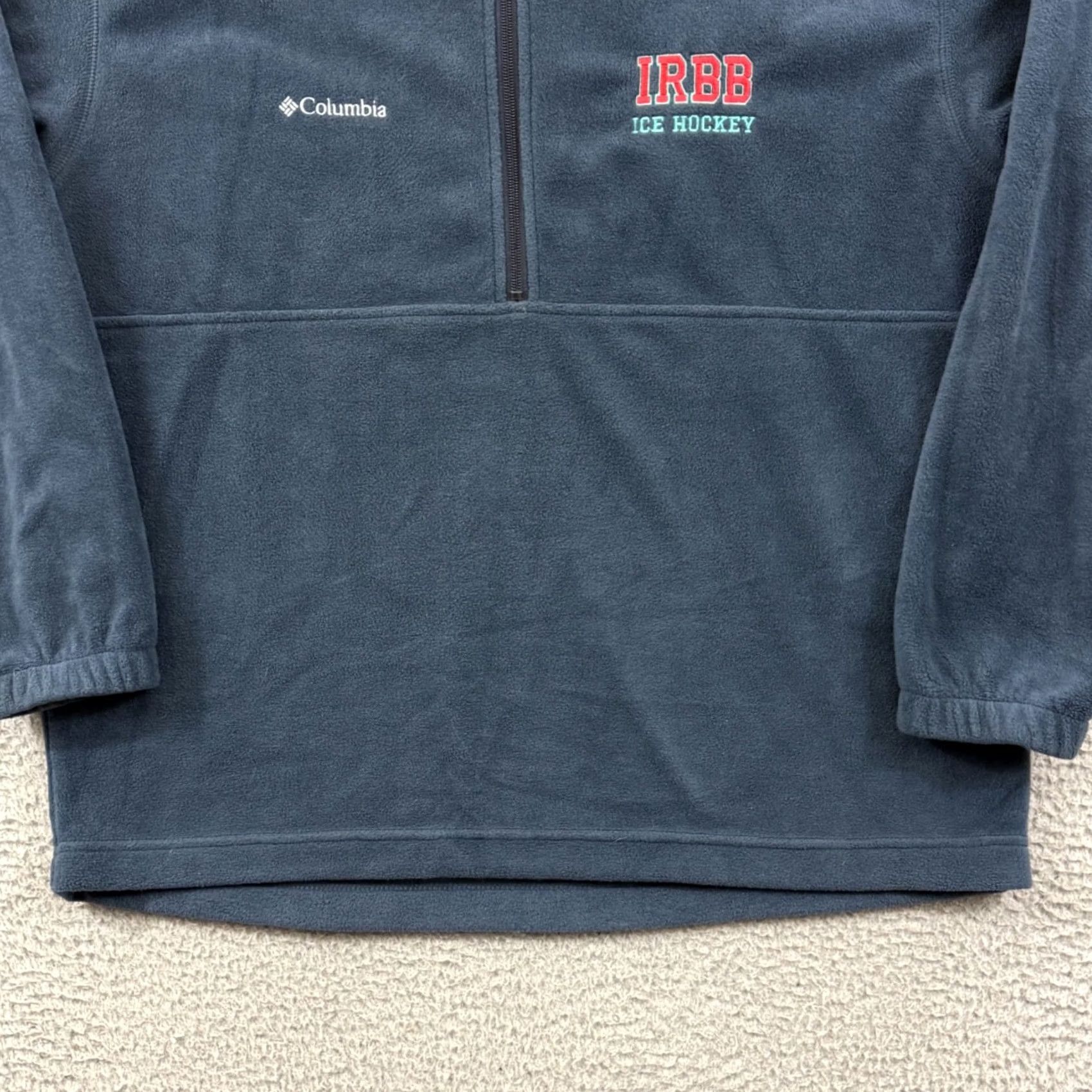 Eddie Bauer Eddie Bauer Sweater Mens Large Blue 1/4 Zip Fleece Pullover Long Sleeve Shirt Knit Mock Neck Casual Business Formal Travel Outdoor Pattern Solid Size US L / EU 52-54 / 3 - 2 Thumbnail