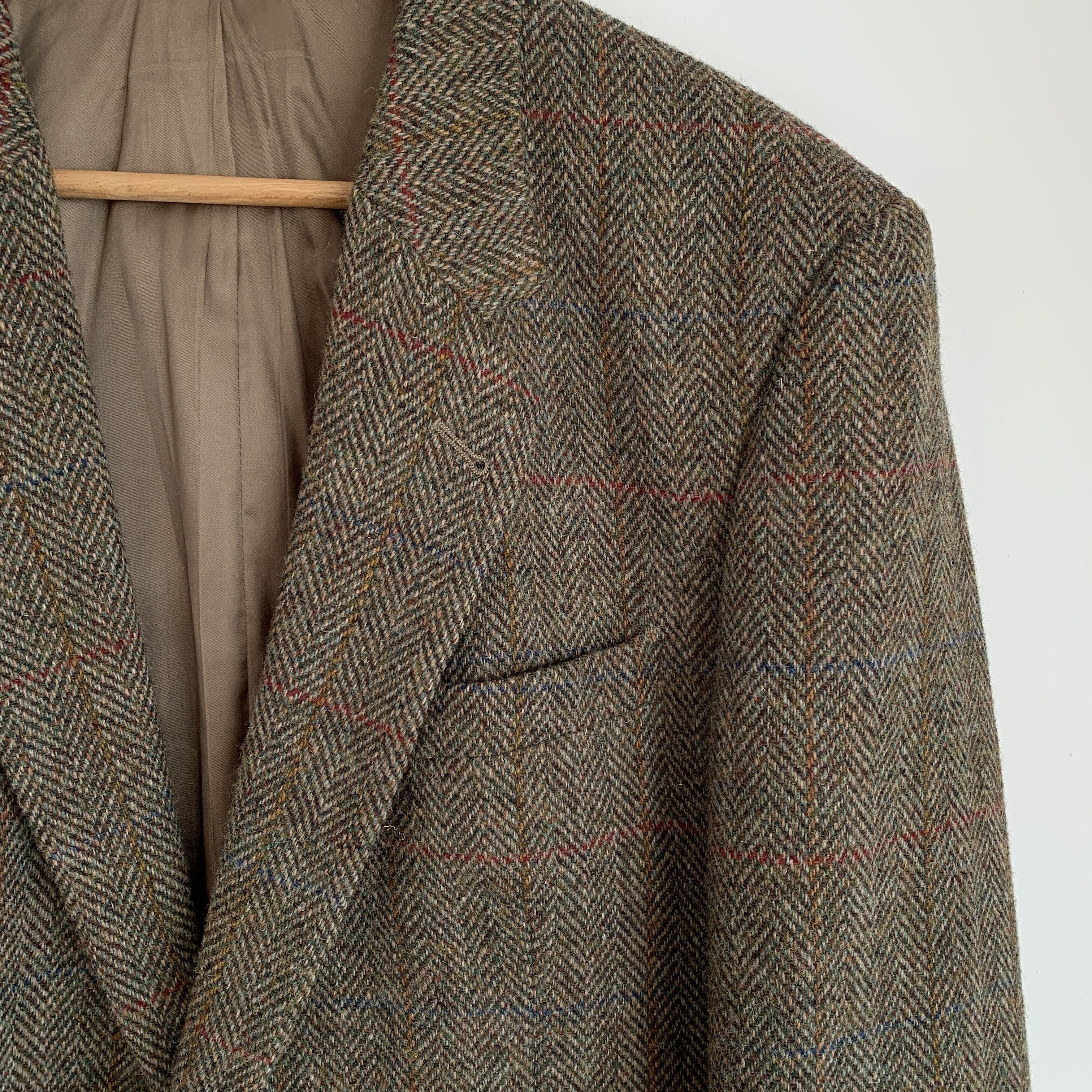 Harris Tweed Harris Tweed Mens Jacket Wool Blazer 52-54 Size US L / EU 52-54 / 3 - 5 Thumbnail