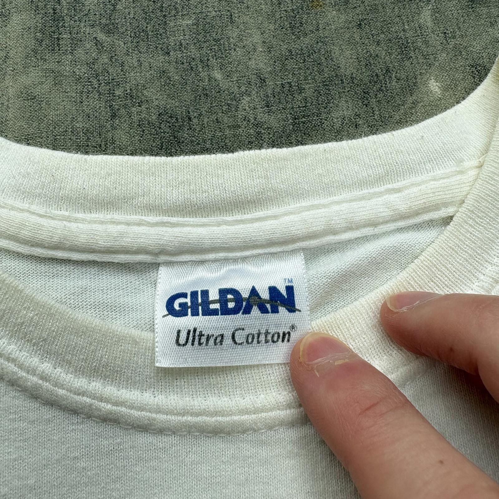 Gildan Vintage Y2K Come Holy Spirit Fire Dove Spanish Jesus Shirt Size US XS / EU 42 / 0 - 3 Thumbnail