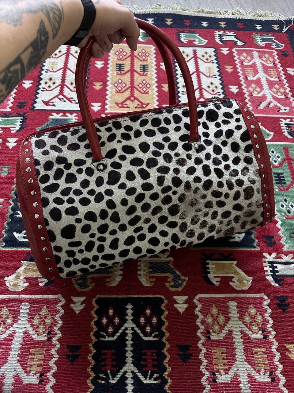 Vintage Crazy Vintage Avantgarde Leather Bag Size ONE SIZE - 1 Thumbnail