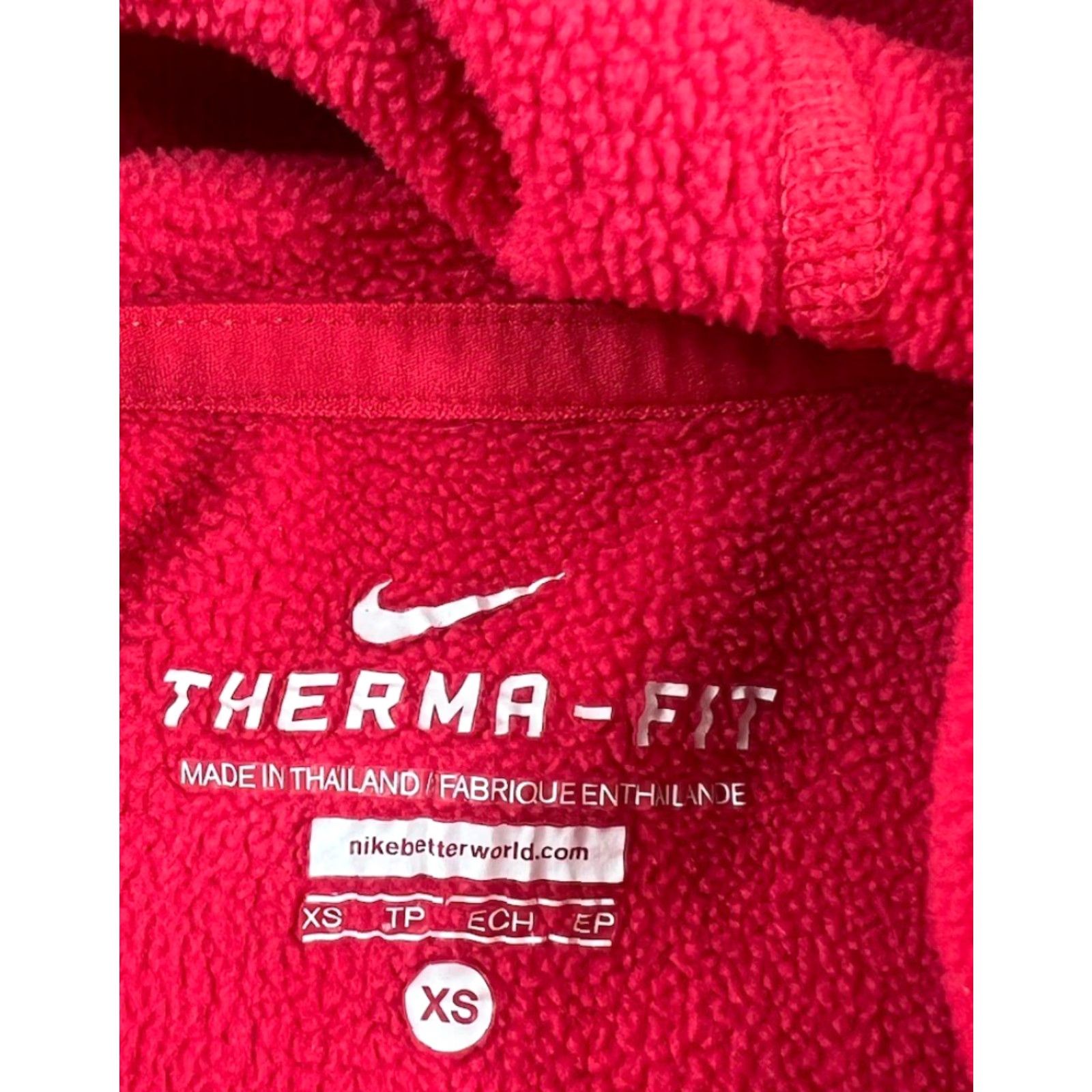 Nike VINTAGE Womens Nike Therma Pullover Hoodie XS Pink Womens XS Pink Nike Therma Pullover Hoodie Sport Activewear Girls/ Womens Size XS / US 0-2 / IT 36-38 - 5 Thumbnail