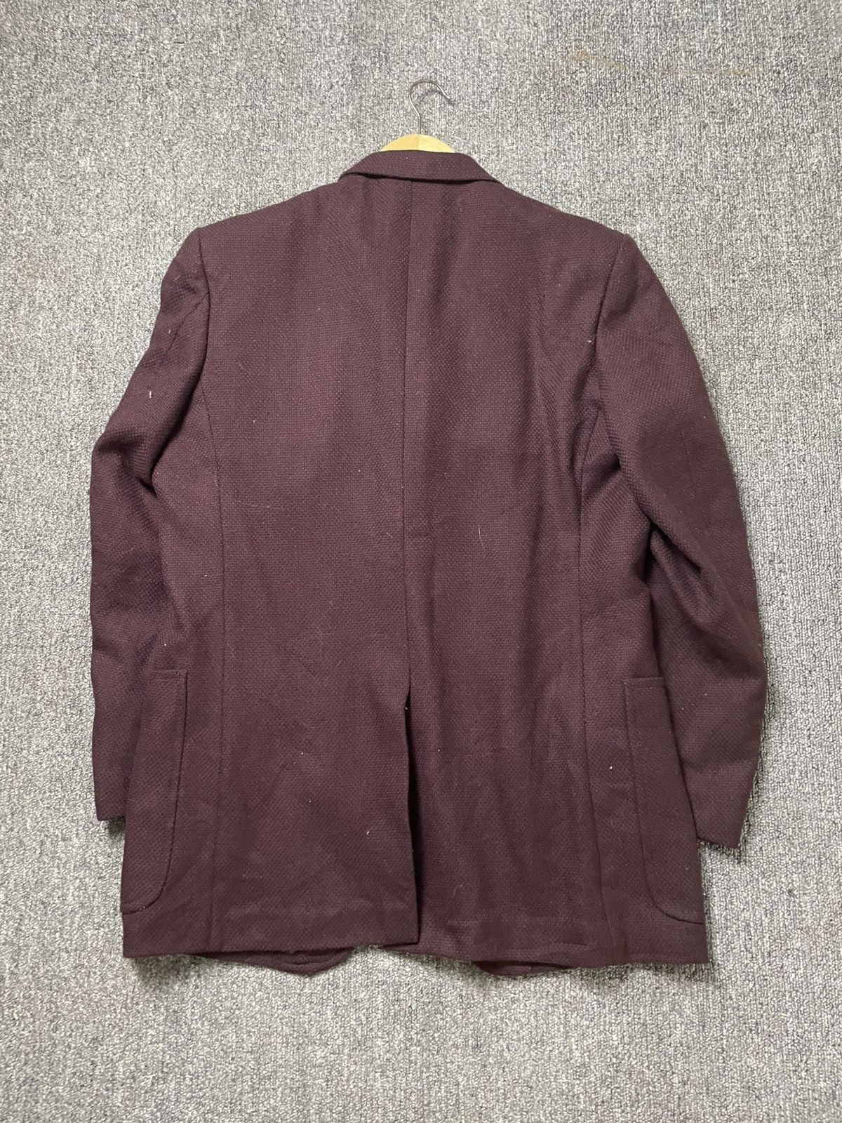 Japanese Brand Habergeon Single Breasted Wool Blazer (180) Size US S / EU 44-46 / 1 - 7 Thumbnail