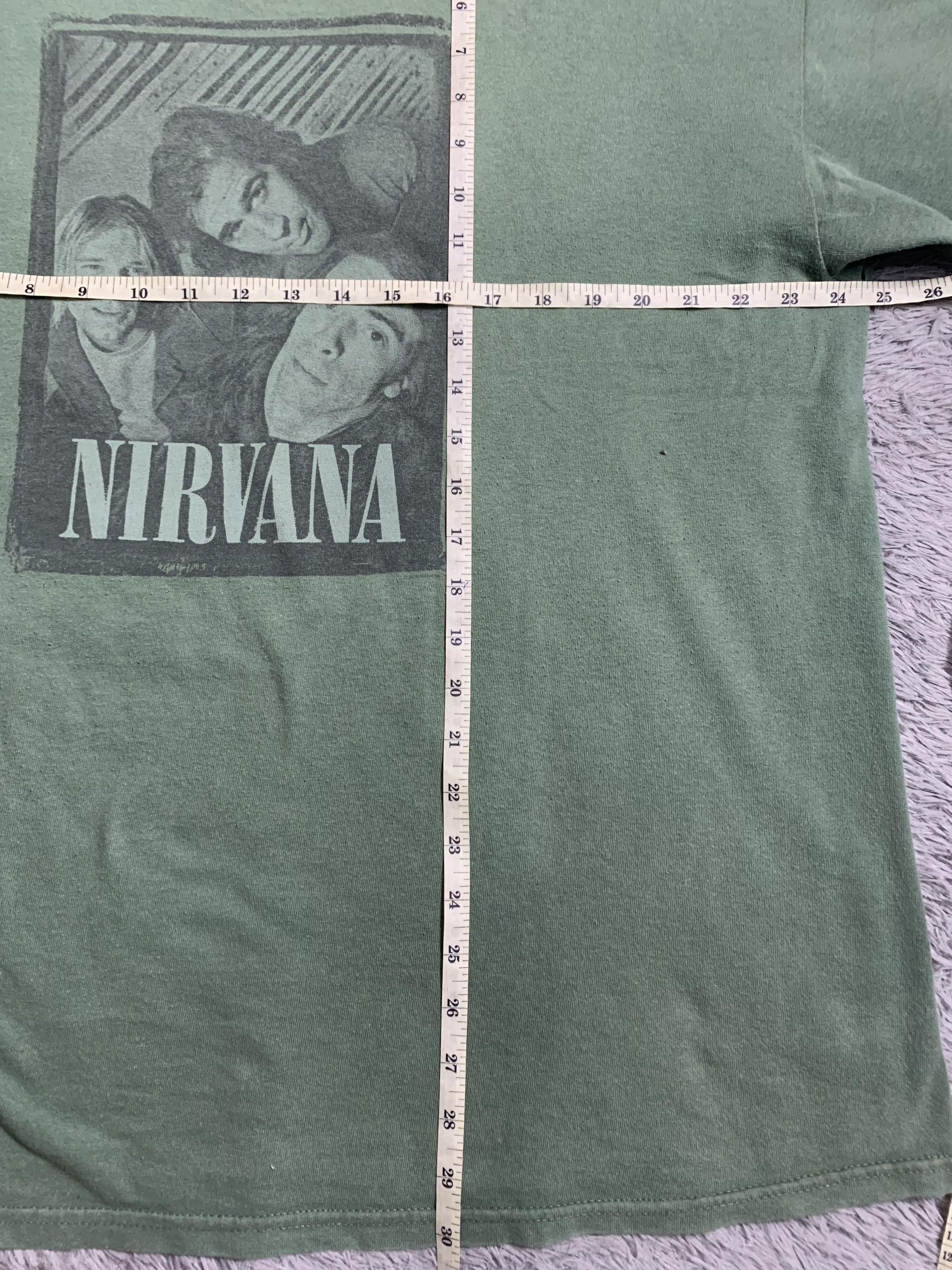 Nirvana Vintage Nirvana Tee Size US XL / EU 56 / 4 - 8 Thumbnail