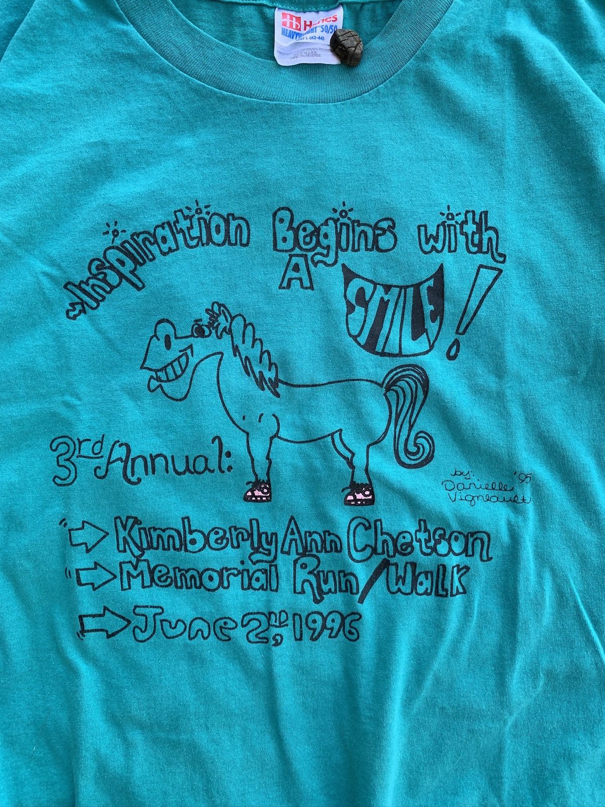 Vintage Vintage 1996 Kimberly Ann Chetson Memorial Walk T-Shirt Size US L / EU 52-54 / 3 - 3 Thumbnail