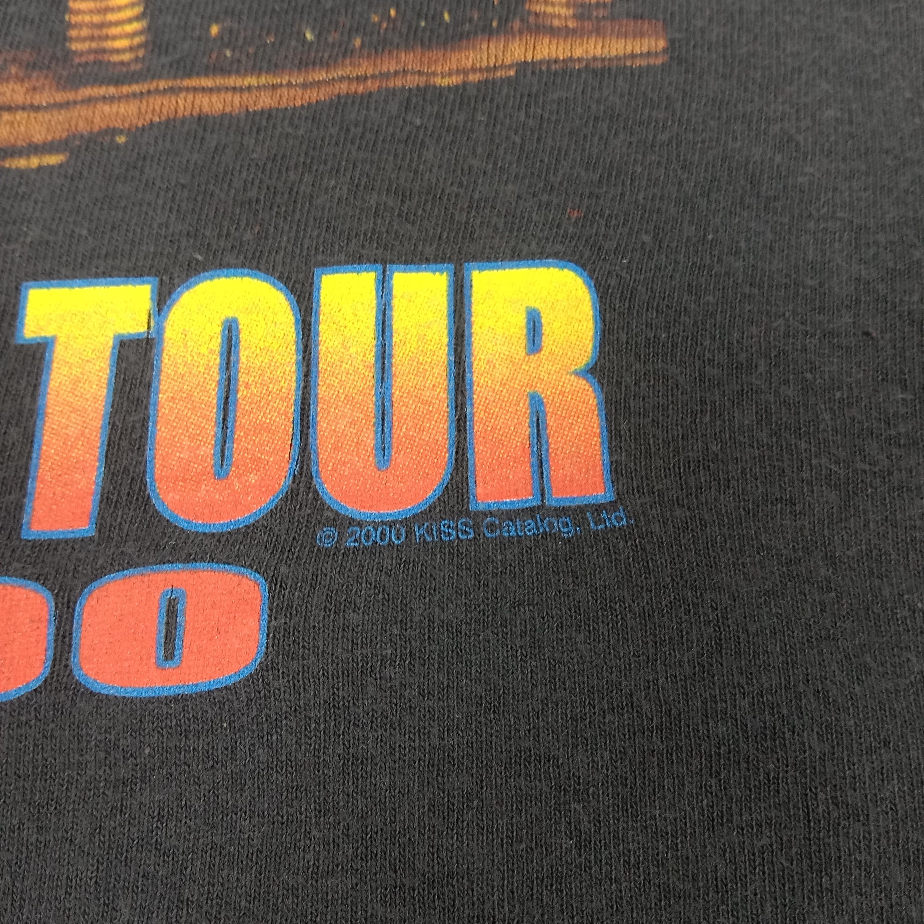 Band Tees × KISS × Vintage Kiss Rock Band Music The Farewell Tour Vintage Tshirt Size US L / EU 52-54 / 3 - 7 Thumbnail