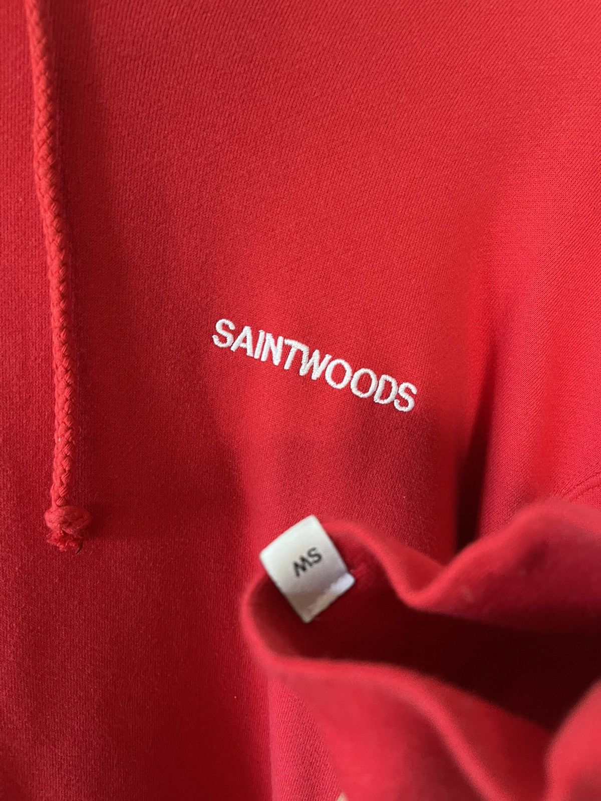 Saintwoods Red Basics Hoodie Size US M / EU 48-50 / 2 - 2 Thumbnail