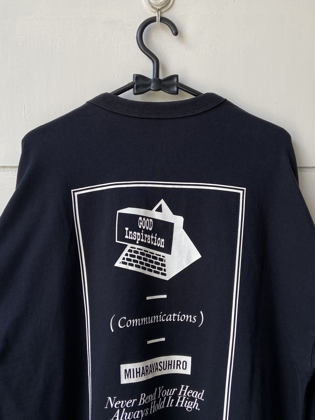 GU × Maison MIHARA YASUHIRO MIHARAYASUHIRO x GU Black T-shirt Size US M / EU 48-50 / 2 - 7 Thumbnail