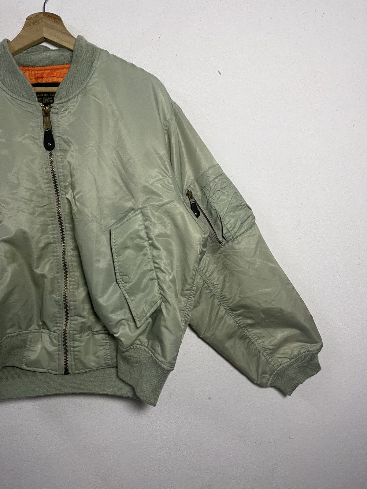 Vintage Vintage Warm Heart Reversible MA-1 Military Bomber Jacket Size US L / EU 52-54 / 3 - 4 Thumbnail
