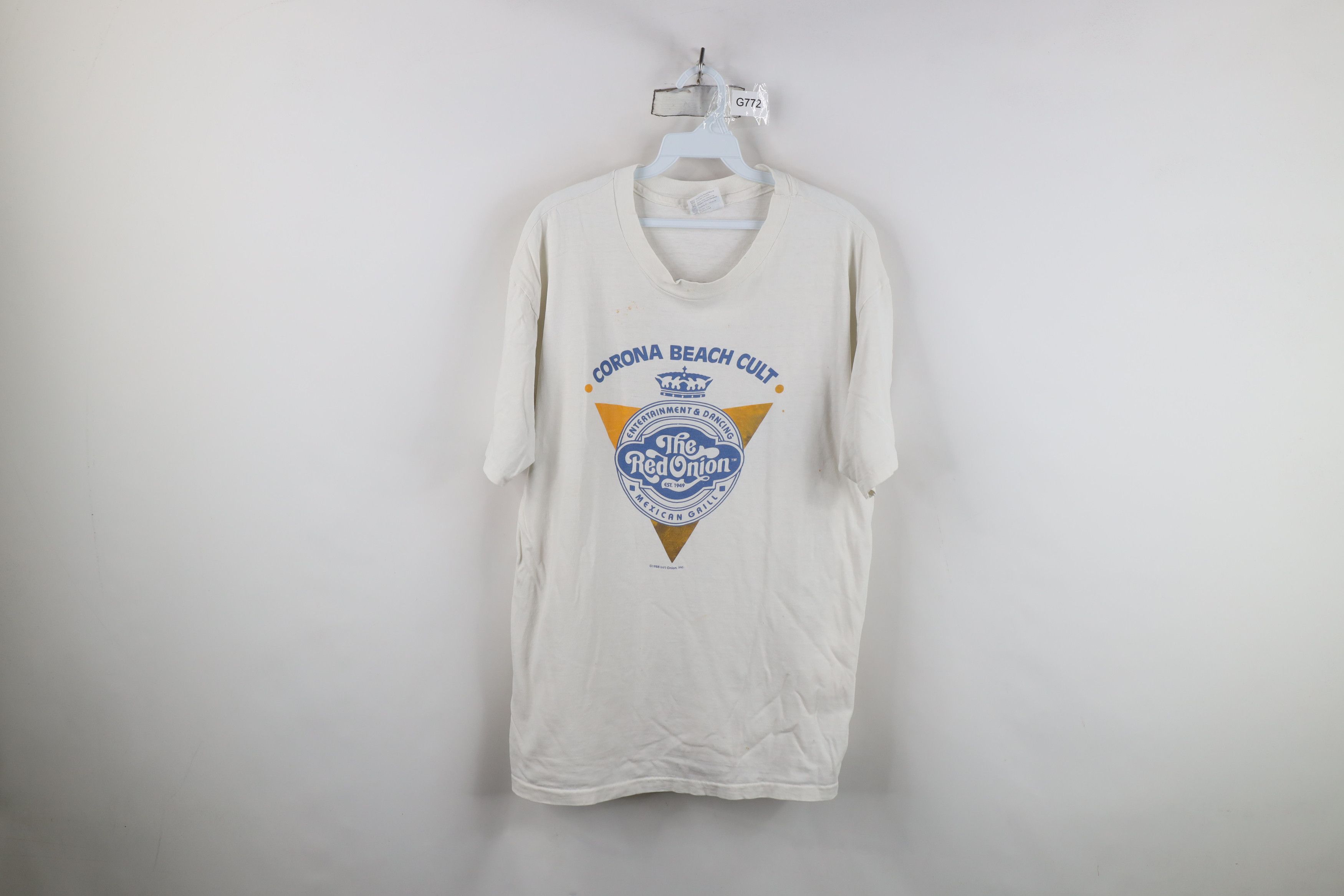 Vintage Vintage 80s Corona Extra Beer Beach Cult T-Shirt White USA Size US XL / EU 56 / 4 - 1 Thumbnail