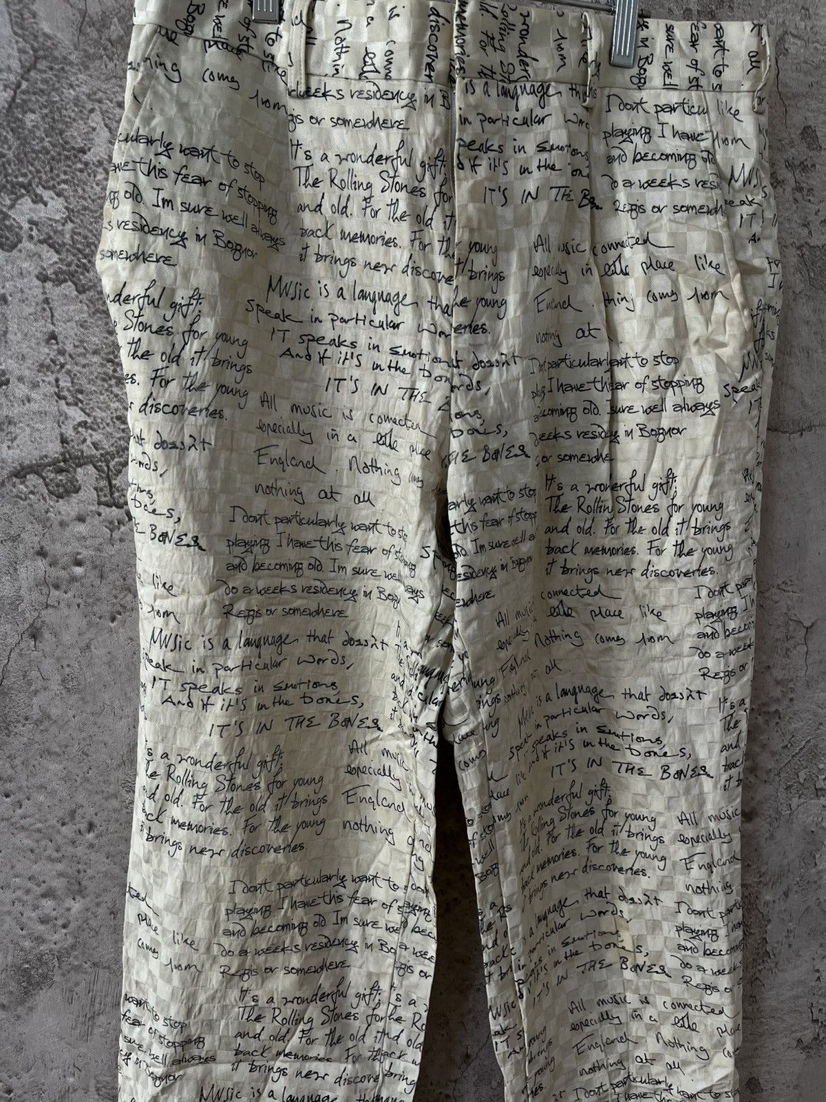 Comme des Garcons Homme Plus Comme des Garçons Homme Plus “Music Is a Language” Pants Size US 32 / EU 48 - 4 Thumbnail