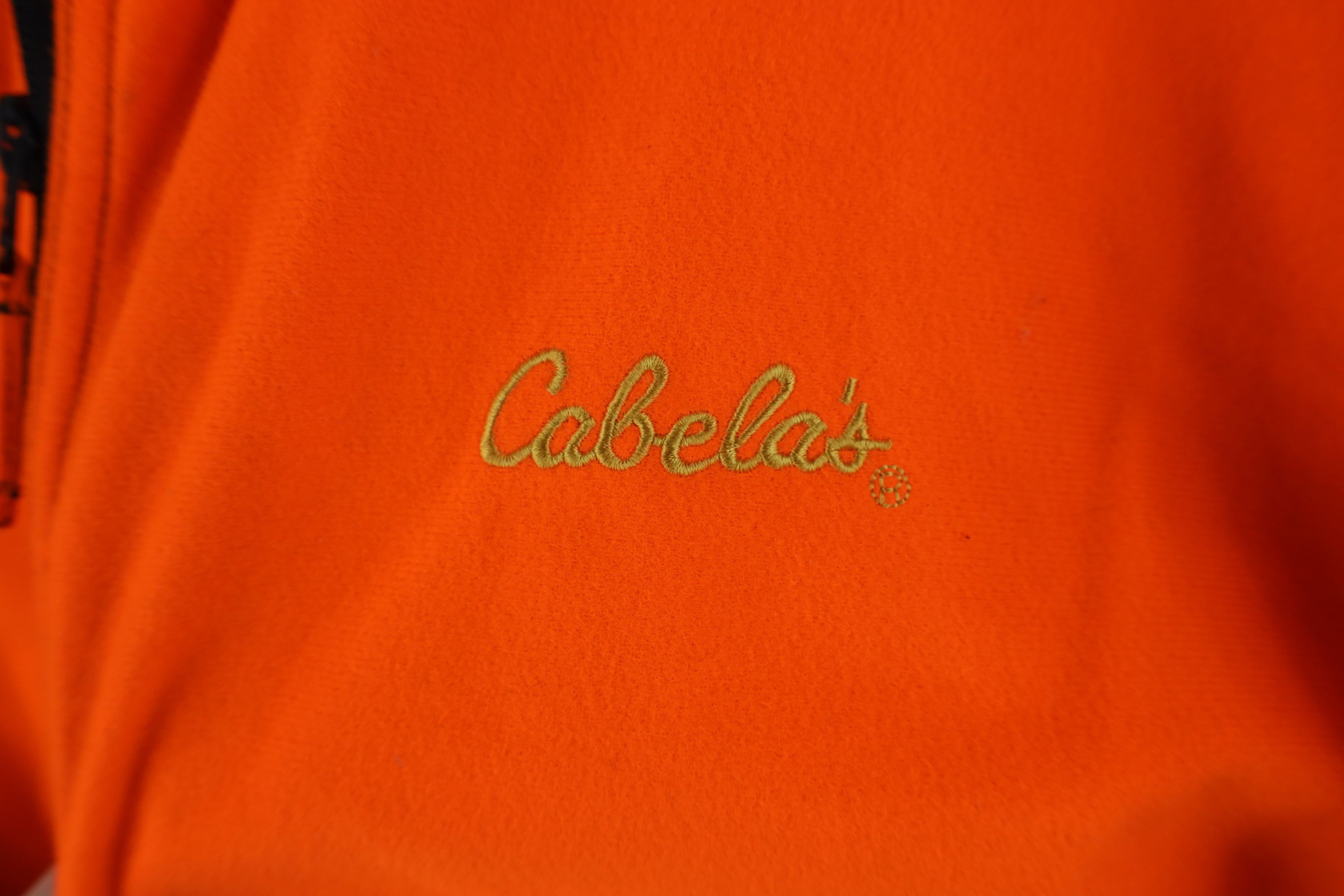 Cabelas × Vintage Vintage 90s Cabelas Fleece Lined Chamois Cloth Bomber Jacket Size US L / EU 52-54 / 3 - 4 Thumbnail
