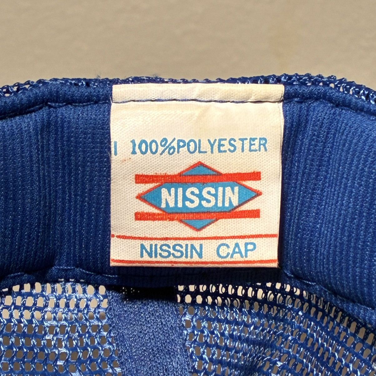Other 80s Nissin Spring Service Co. blue trucker hat Size ONE SIZE - 6 Thumbnail