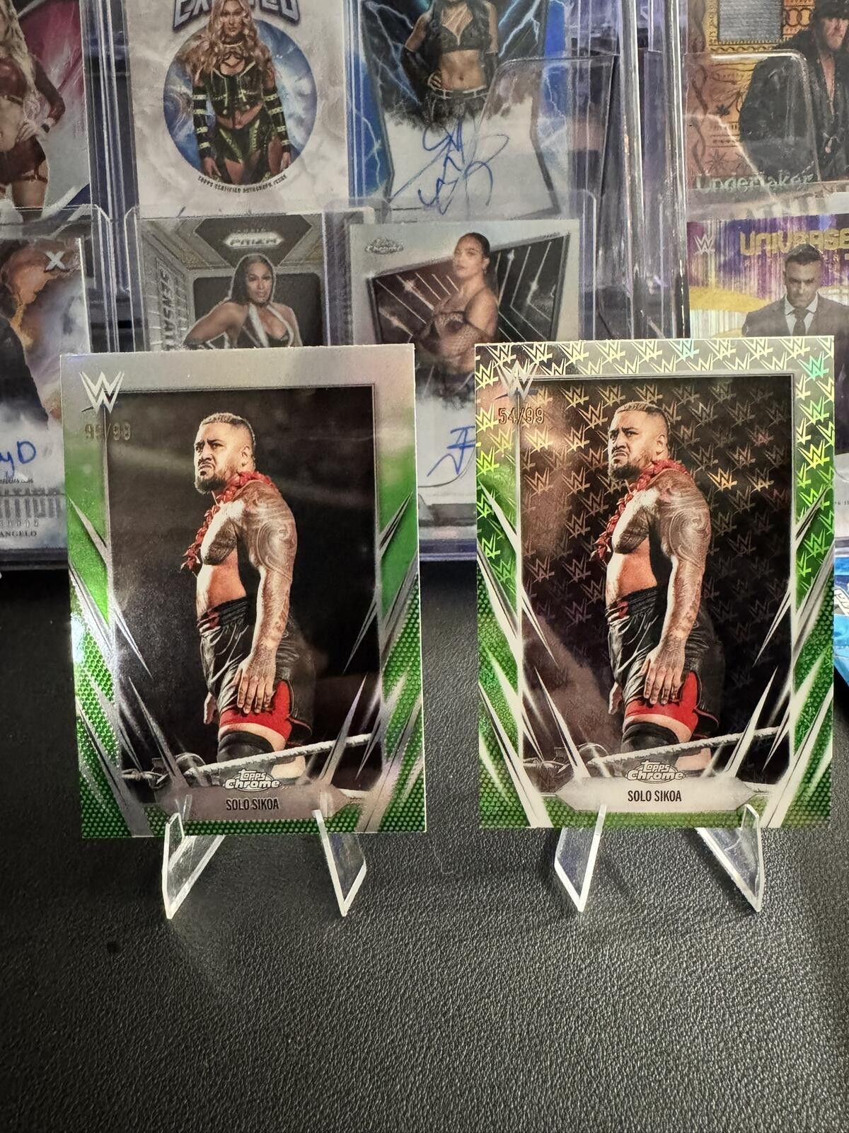 Topshop Topps Chrome WWE Solo Sikoa Trading Cards Set 3 Limited 99/ Size ONE SIZE - 1 Thumbnail