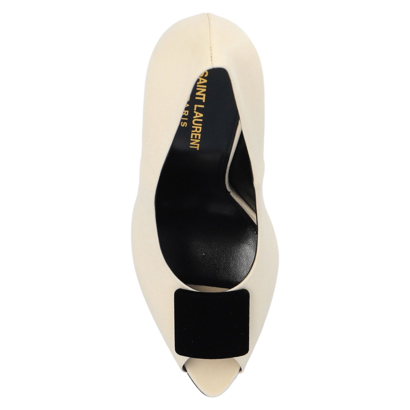 SAINT LAURENT Peep Ivory Pumps New & Authentic (Women's size