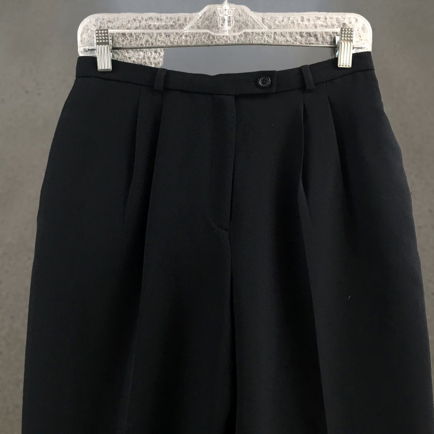 Worthington Worthington Dress Pants Womens Petite 10P Black High Rise Zip NEW Pants Woman 28x27 Petite Black High Rise Dress Pants Size 32" / US 10 / IT 46 - 1 Thumbnail