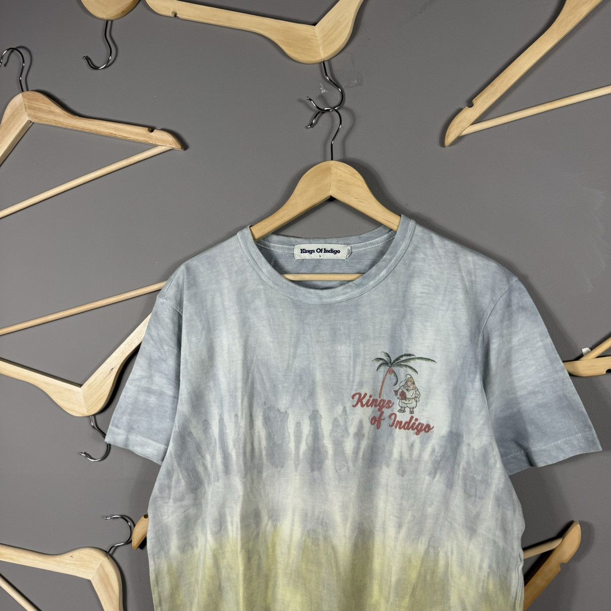 Japanese Brand Tie-Dye Kings Of Indigo Japanese T-shirt Size US L / EU 52-54 / 3 - 4 Thumbnail