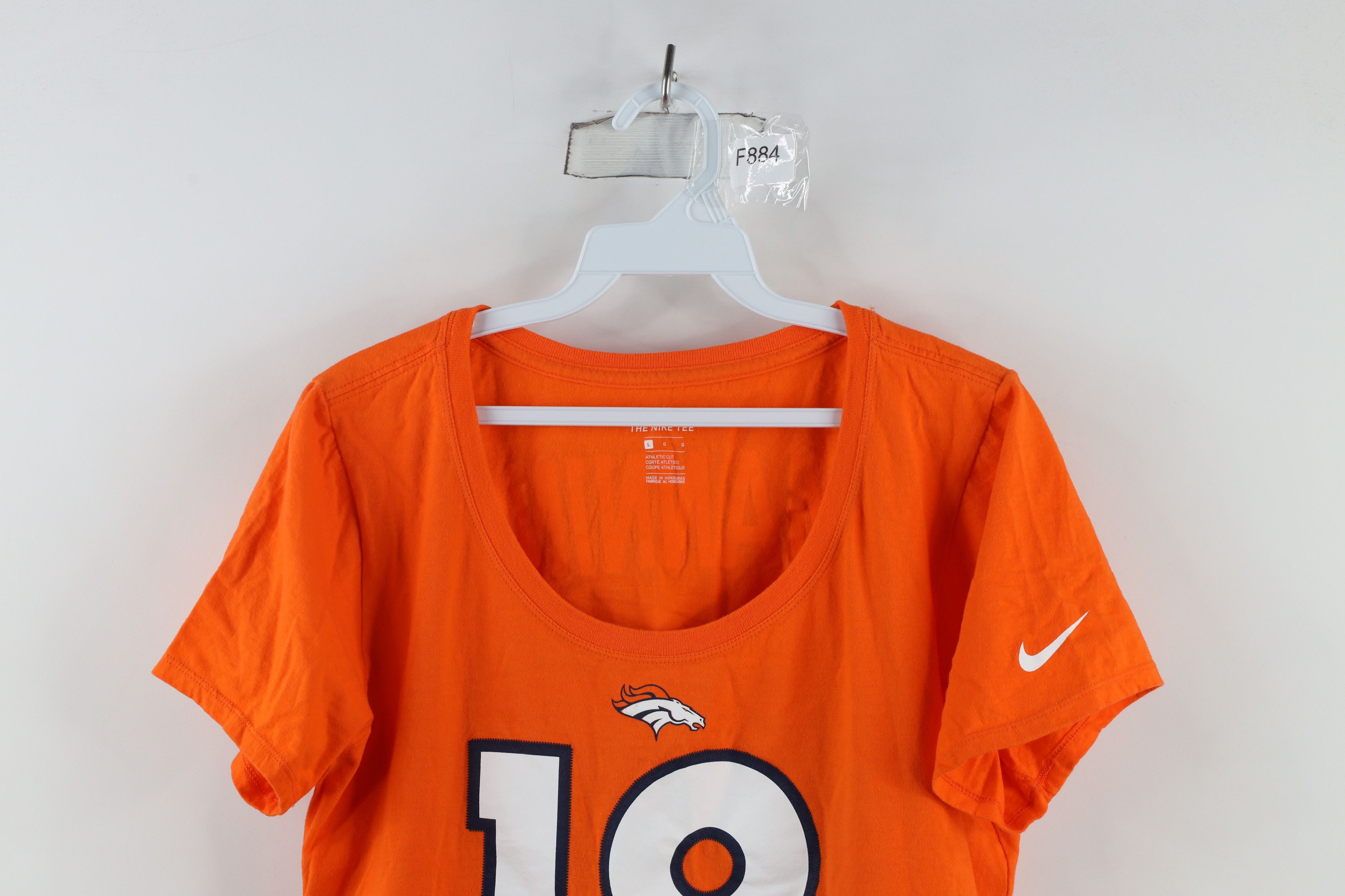 Nike × Vintage Nike Peyton Manning Denver Broncos Football Jersey T-Shirt Size L / US 10 / IT 46 - 2 Thumbnail
