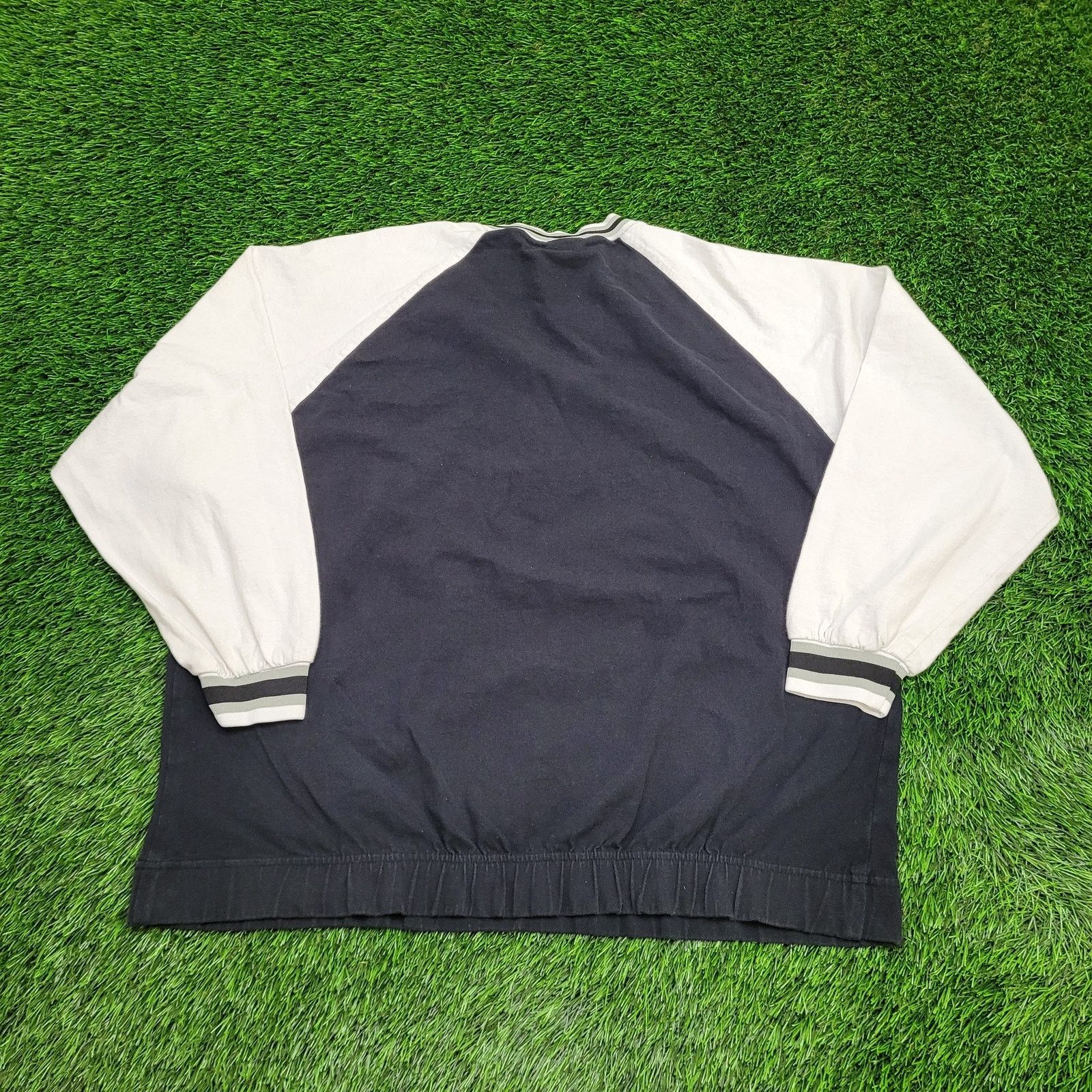 Converse Vintage Y2K Converse 1/4-Zip Sweatshirt XL 27x28 Black White Size US XL / EU 56 / 4 - 2 Thumbnail