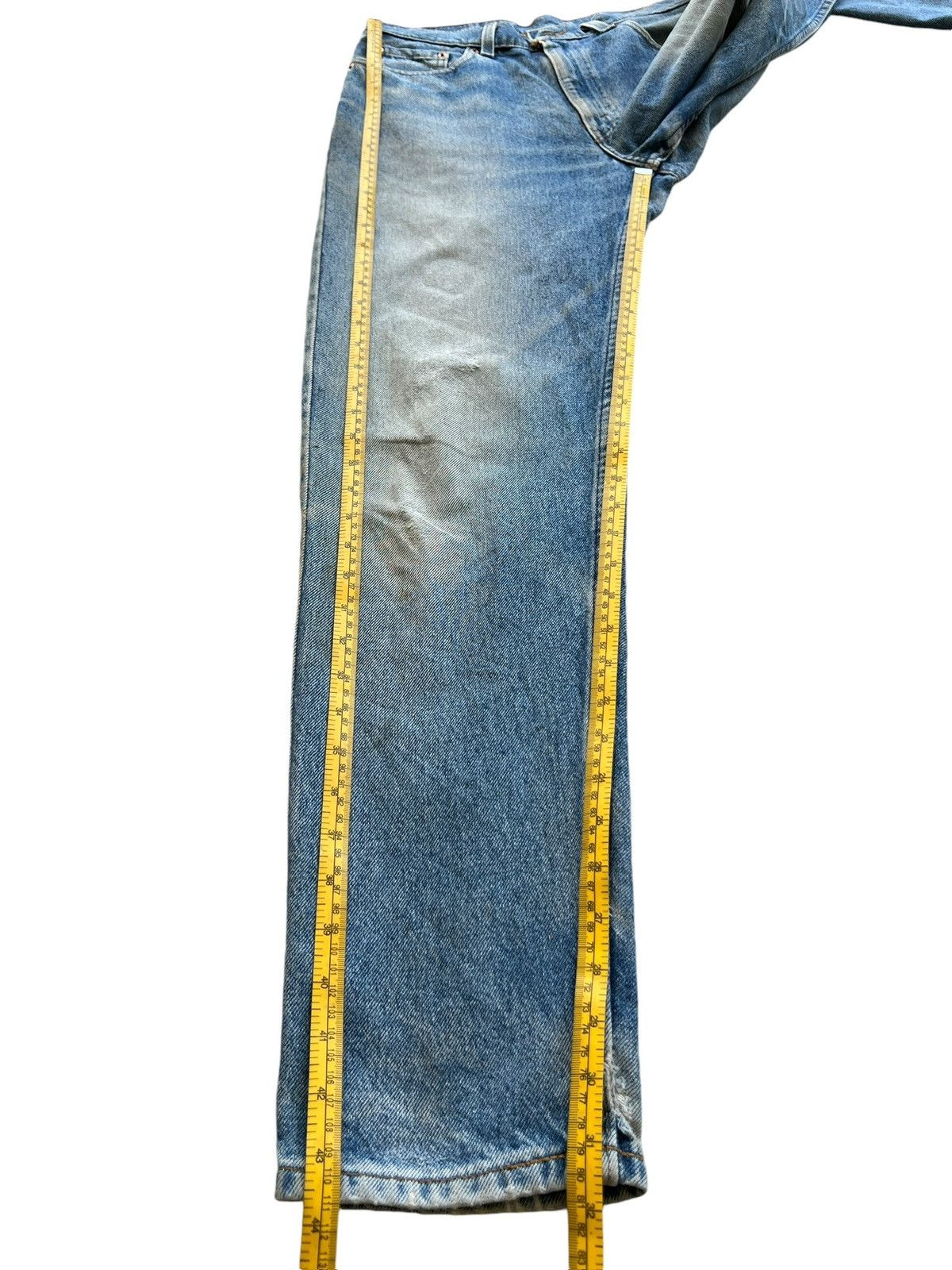 Levi's Vintage 90s Levi’s 525 Distressed Denim Jeans 33x31.5 Size US 33 - 12 Thumbnail